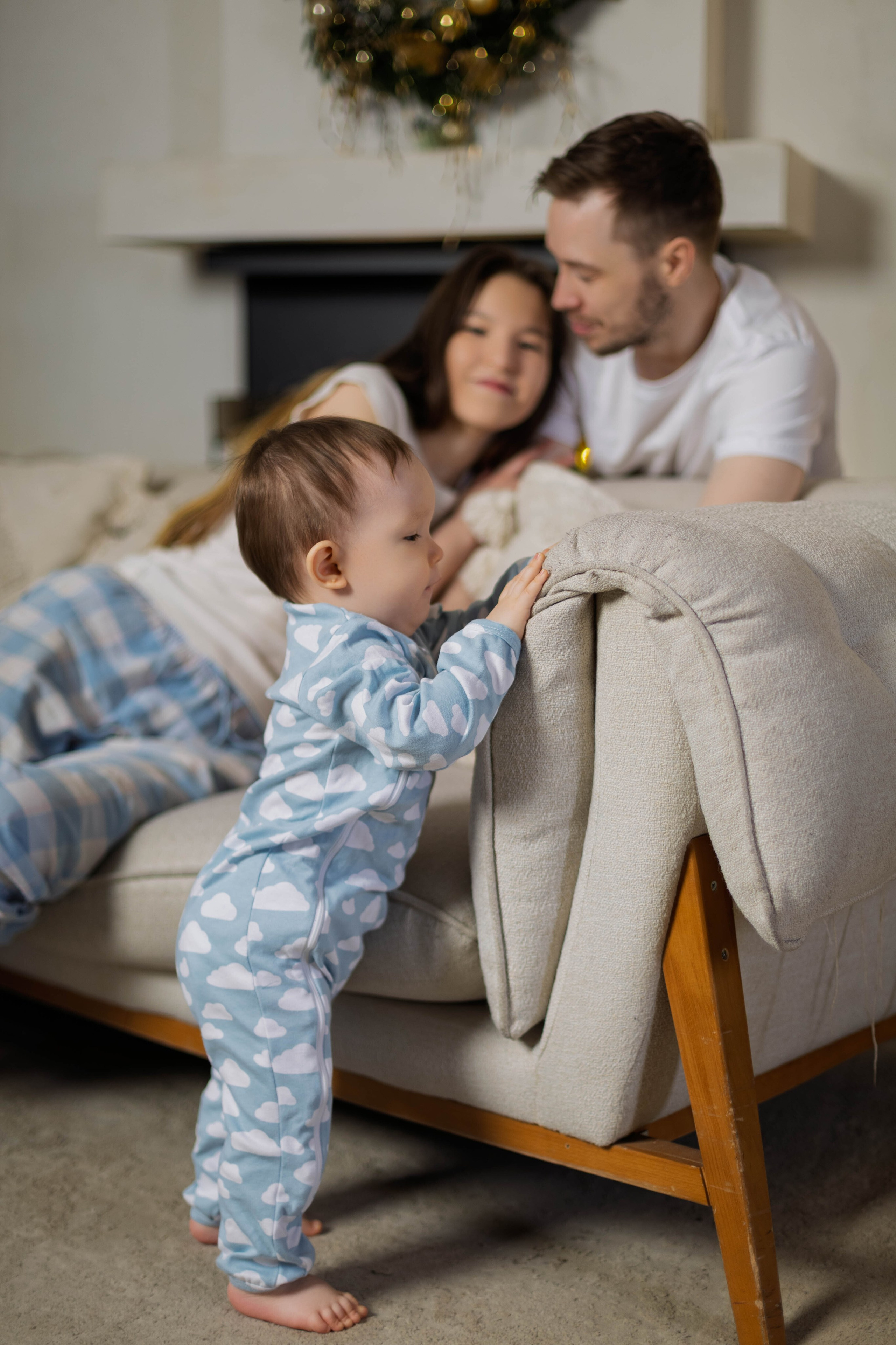 Миша и родители. Семейный фотограф Гульцовская Екатерина