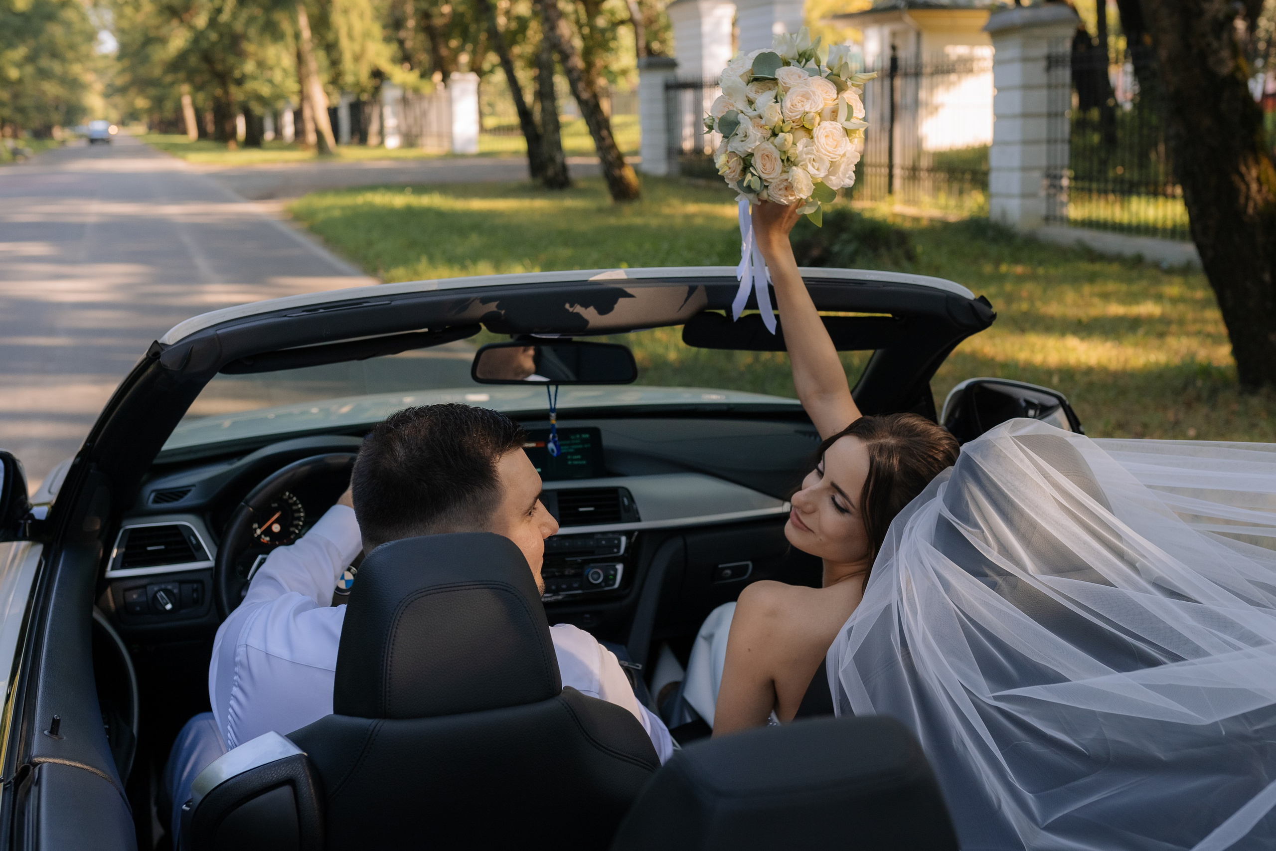 Свадебная фотосессия в Москве, парк Кусково. Свадебный фотограф в Москве Анна Полушина