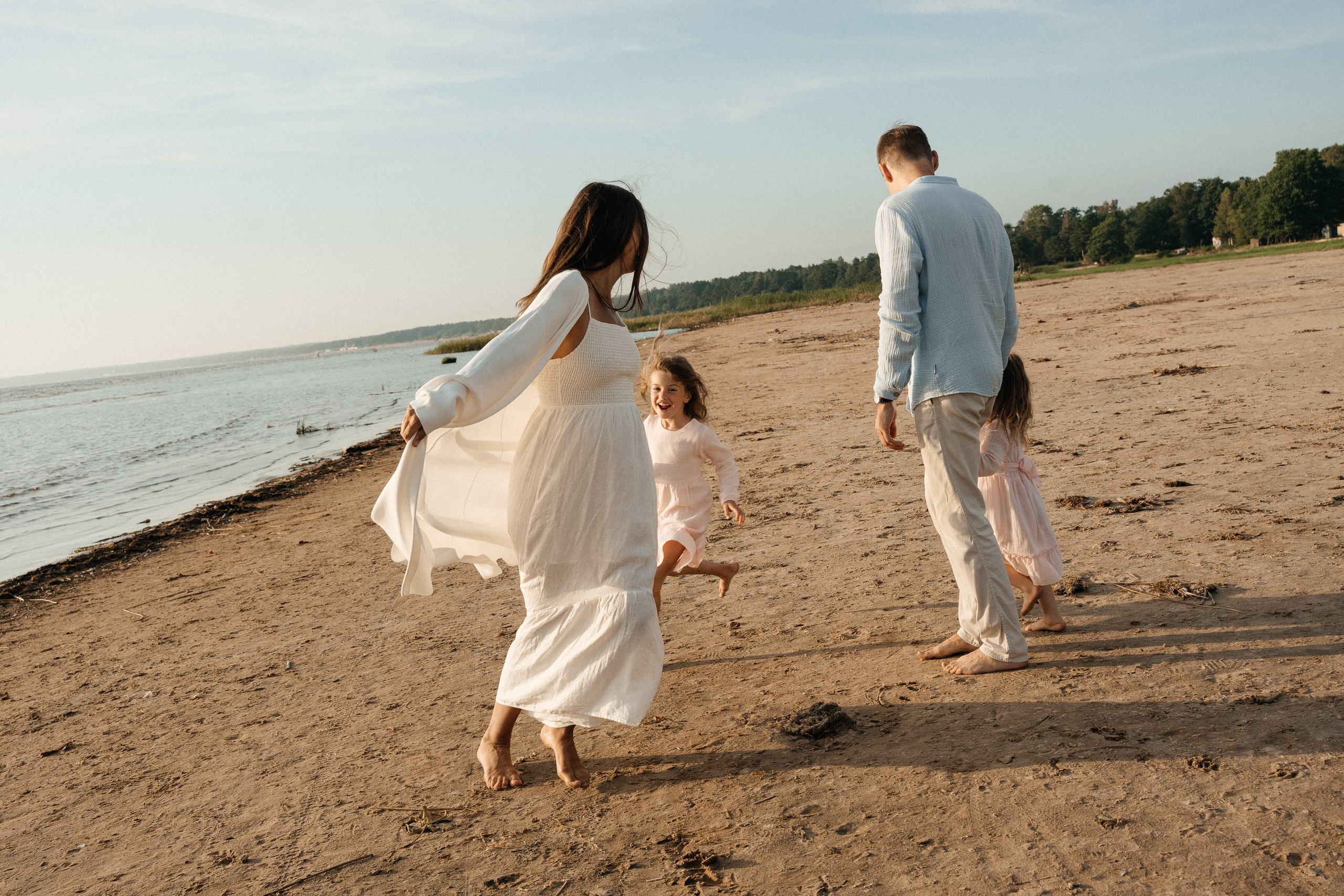 Папа, мама и три дочки. Семейный фотограф в Санкт-Петербурге Виталия Белова