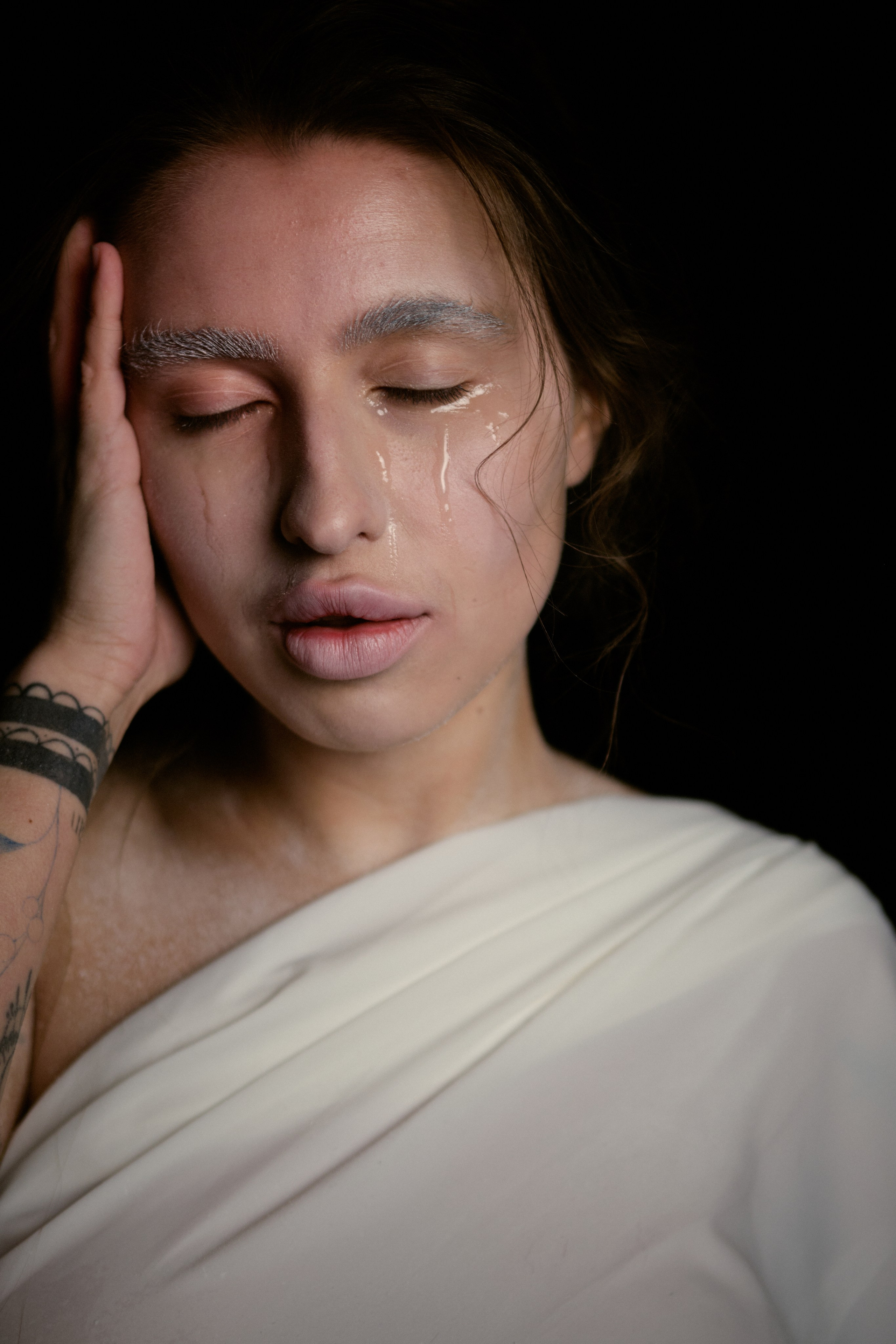 Съемка для творческого мероприятия «dark greece». Дарья, визажист из Сургута