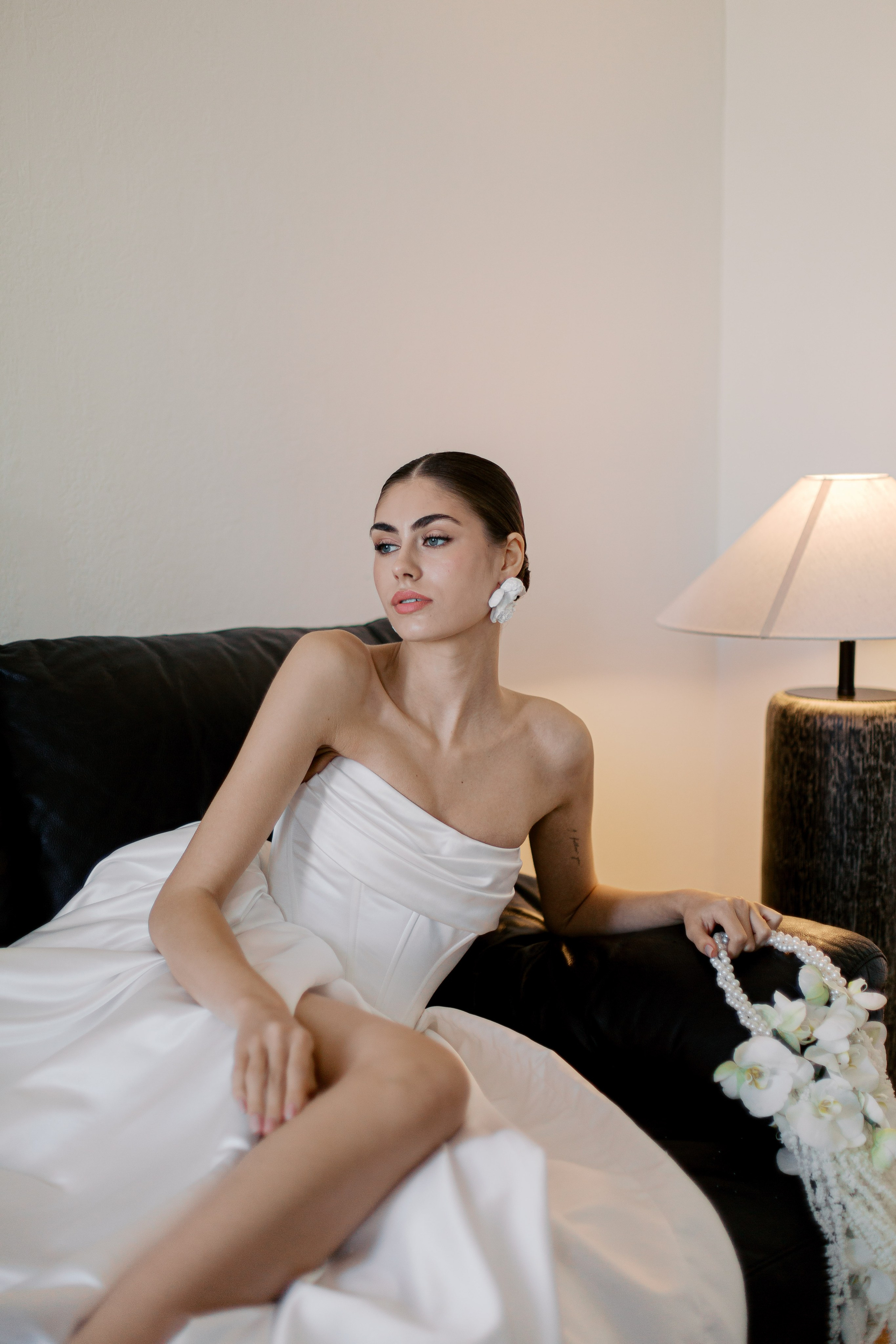 Стильное утро невесты, свадебный фотограф Москва, студия лофт