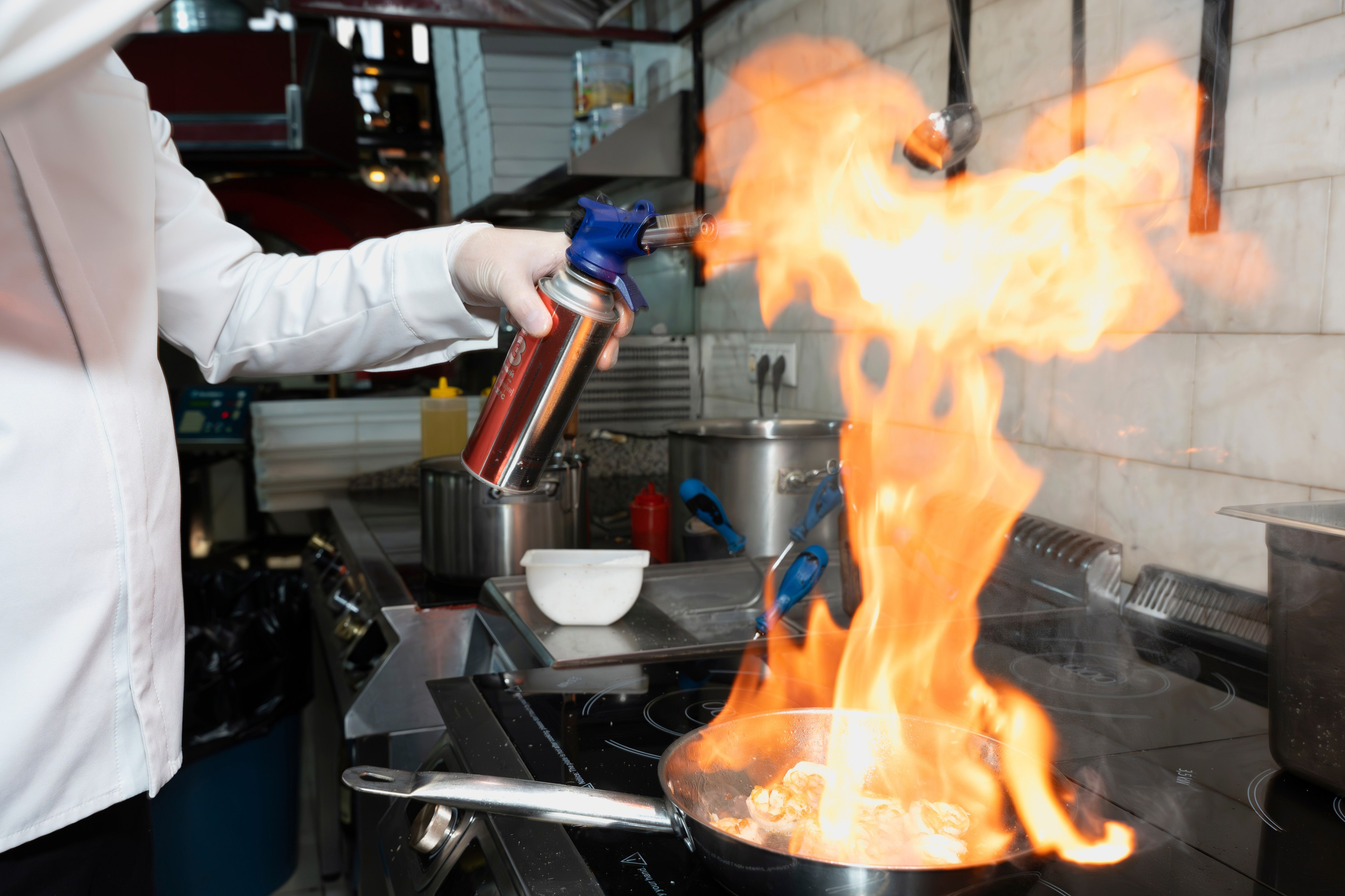 Кухня ресторана Cheeseria. Фотограф в Казани