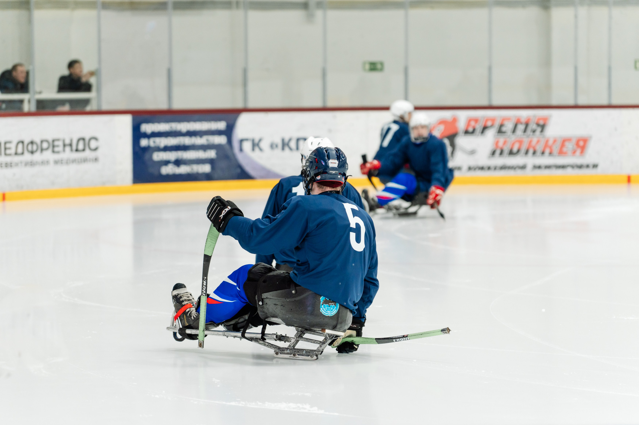 Игра в следж хоккей приуроченная 23.02.26 в арене Сталкер