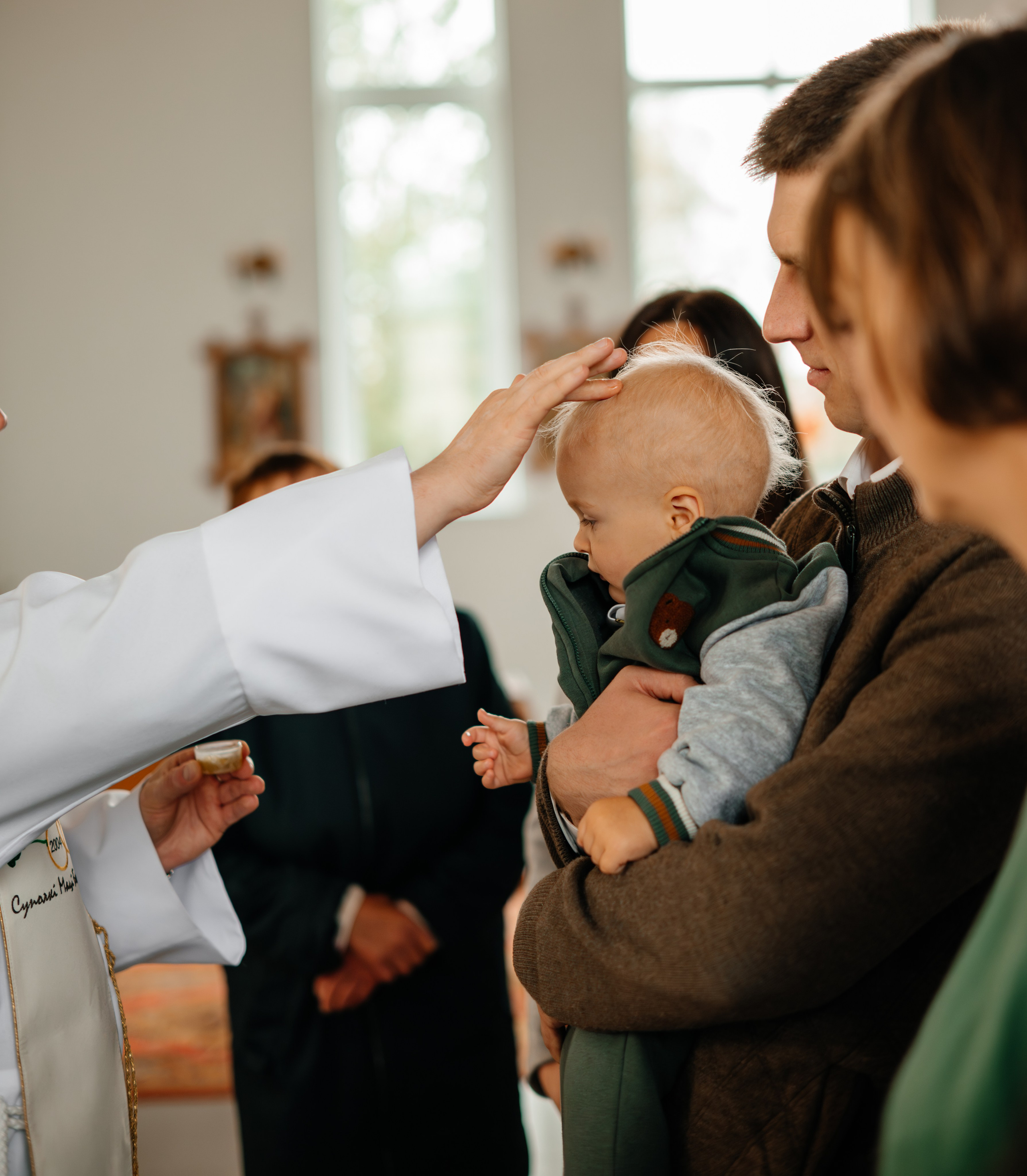 Крещение Захара. Юлия Чайко, фотограф в Минске