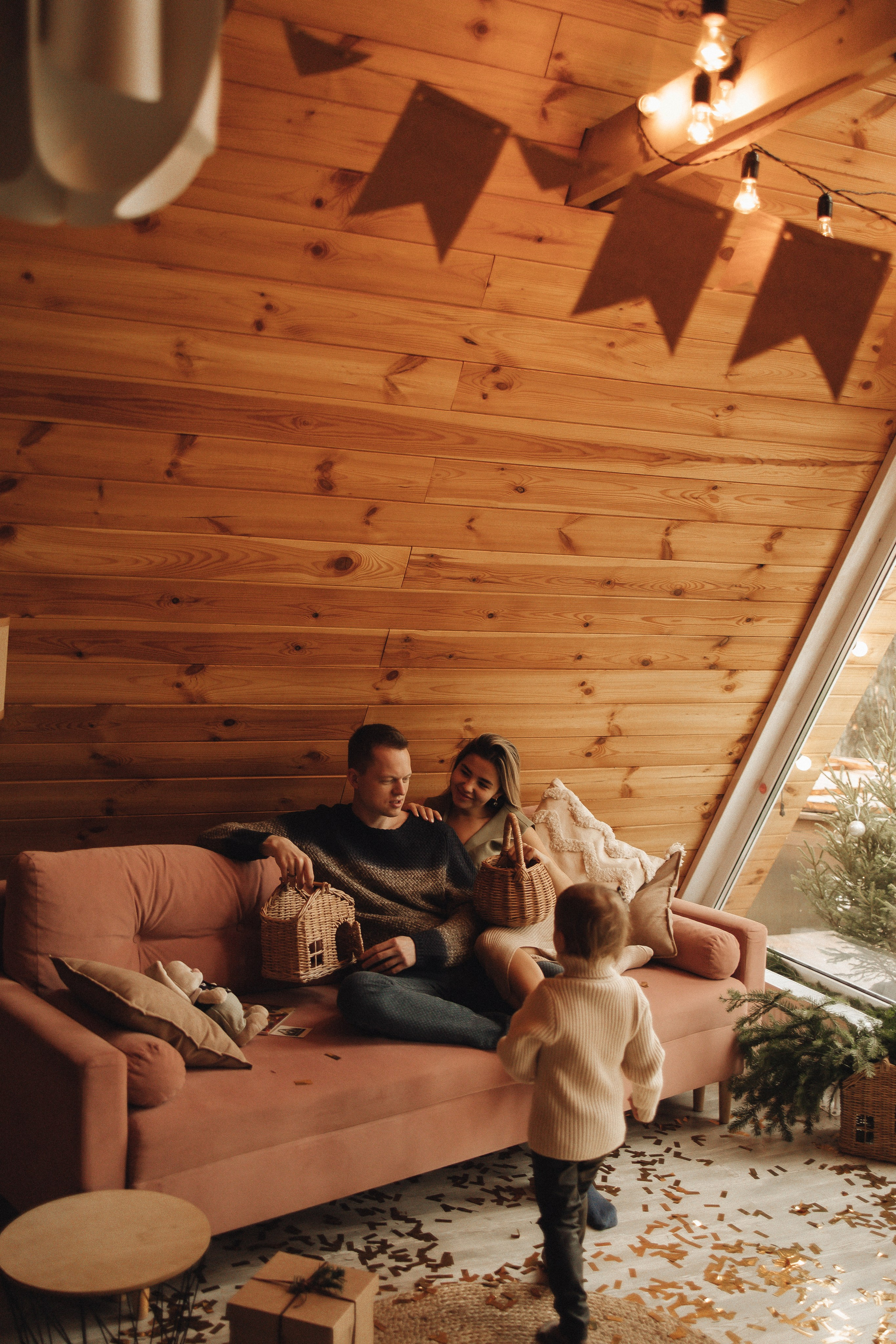 Новогодняя история в домике. Семейный и детский фотограф, таганрог, ростов-на-дону