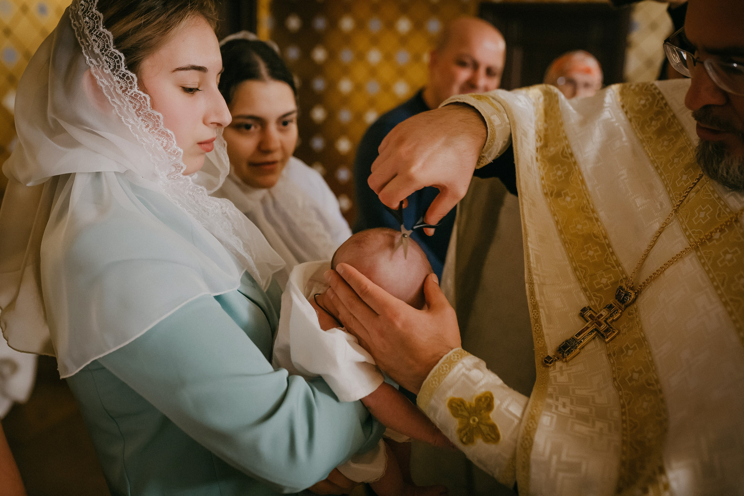 Крещение Софии. Храм Никольский. Семейный фотограф в Сургуте