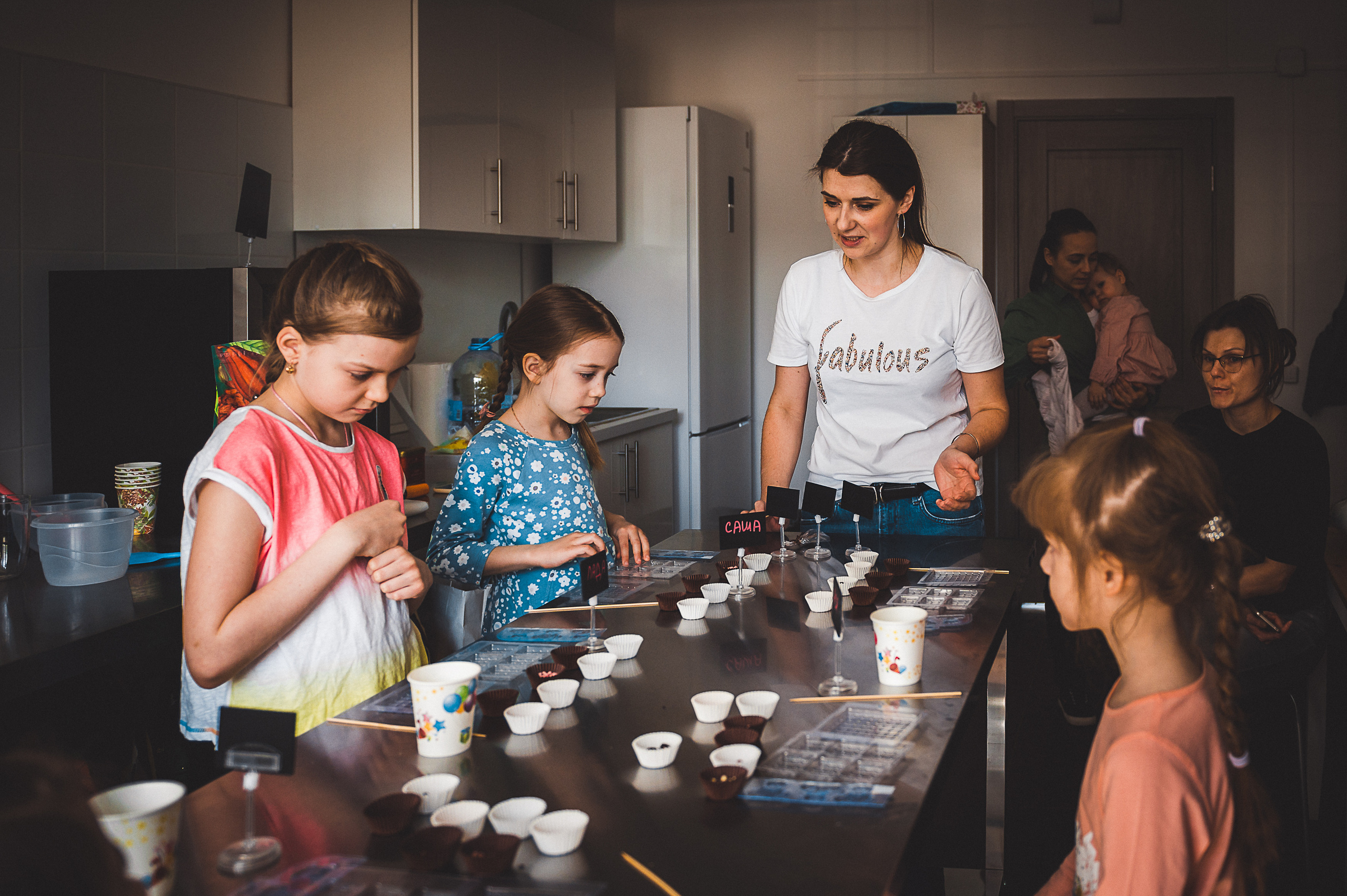 Мастер-класс детский — шоколад своими руками. Семейный фотограф Рузанна Храмкова