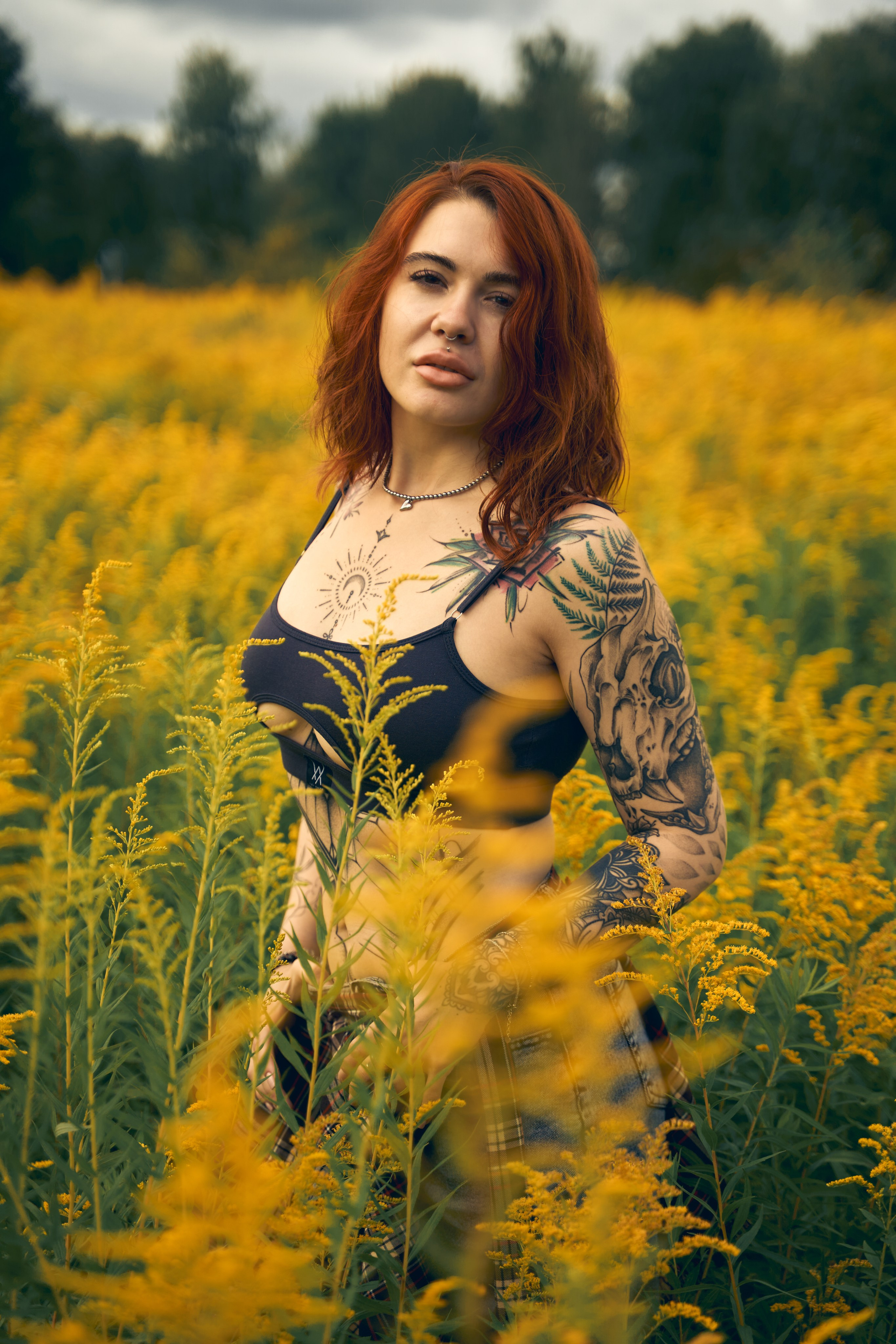 Фотосессия в поле. Фотограф в Новосибирске Юрий Линевич