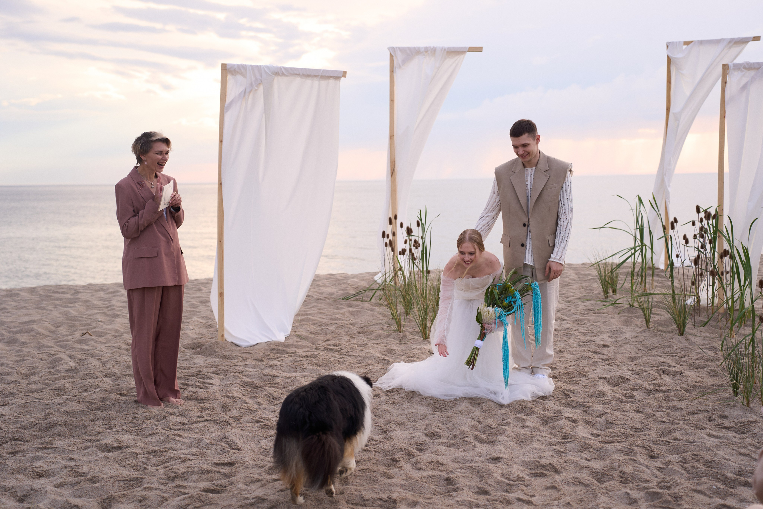 Янтарная свадьба. Калининград. Оформление свадеб, декор свадеб Вера Маркова, Москва