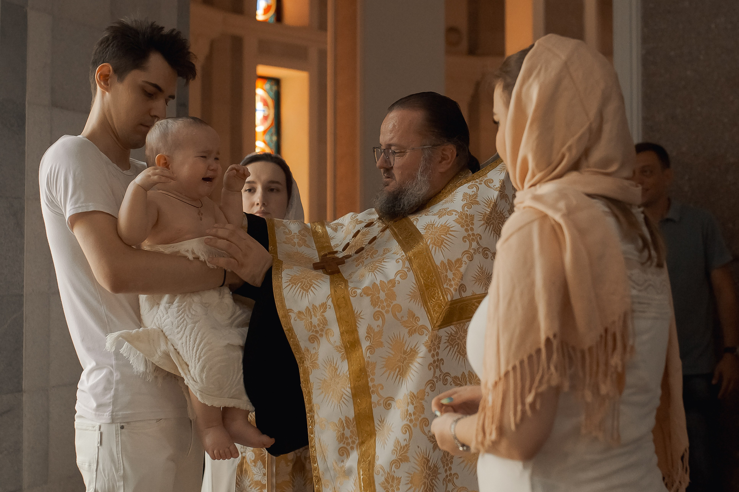 Крещение Марка. Фотограф на Крещение и Венчание в Ташкенте