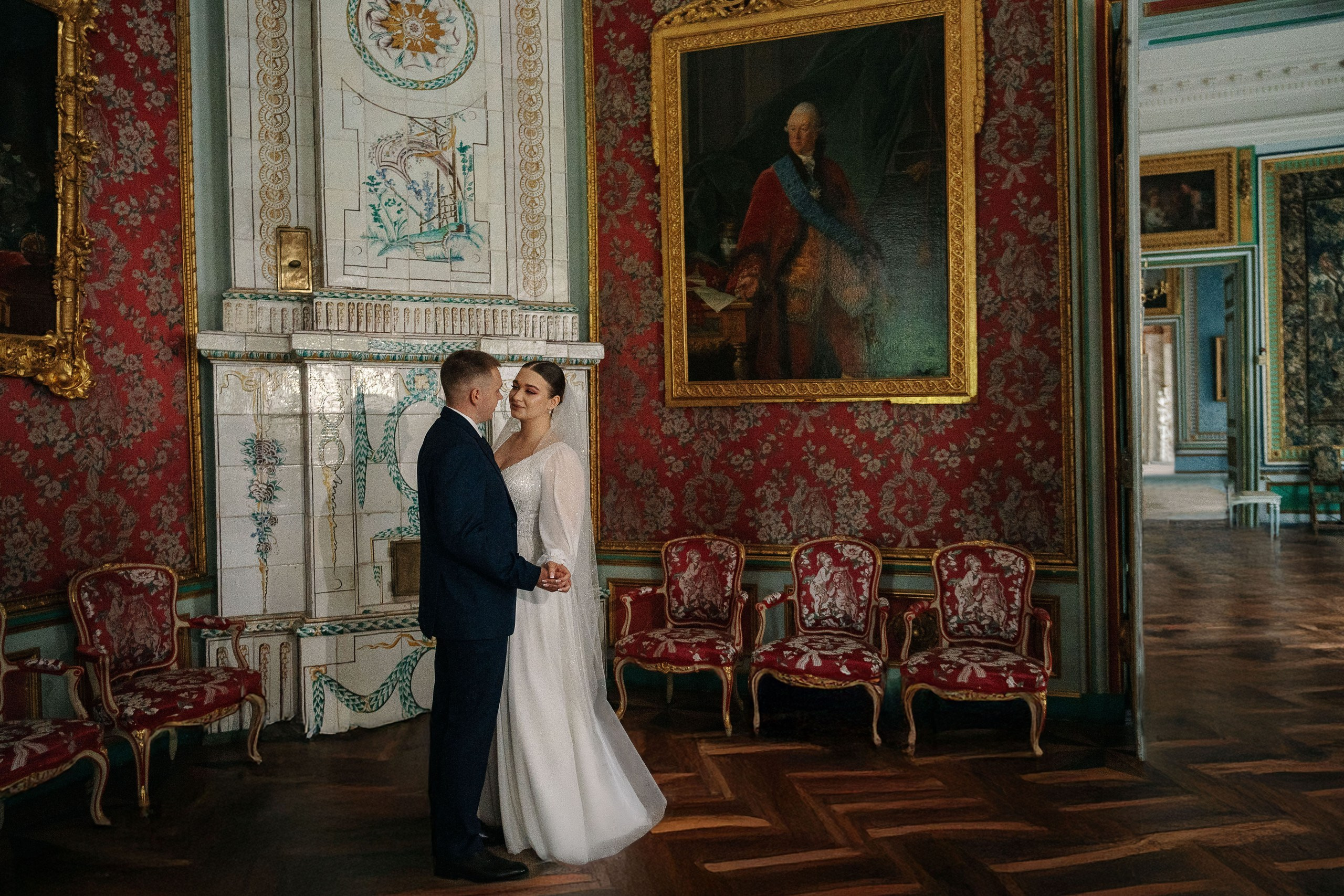 Свадебная фотосессия в Кусково и роспись в Итальянском дворике