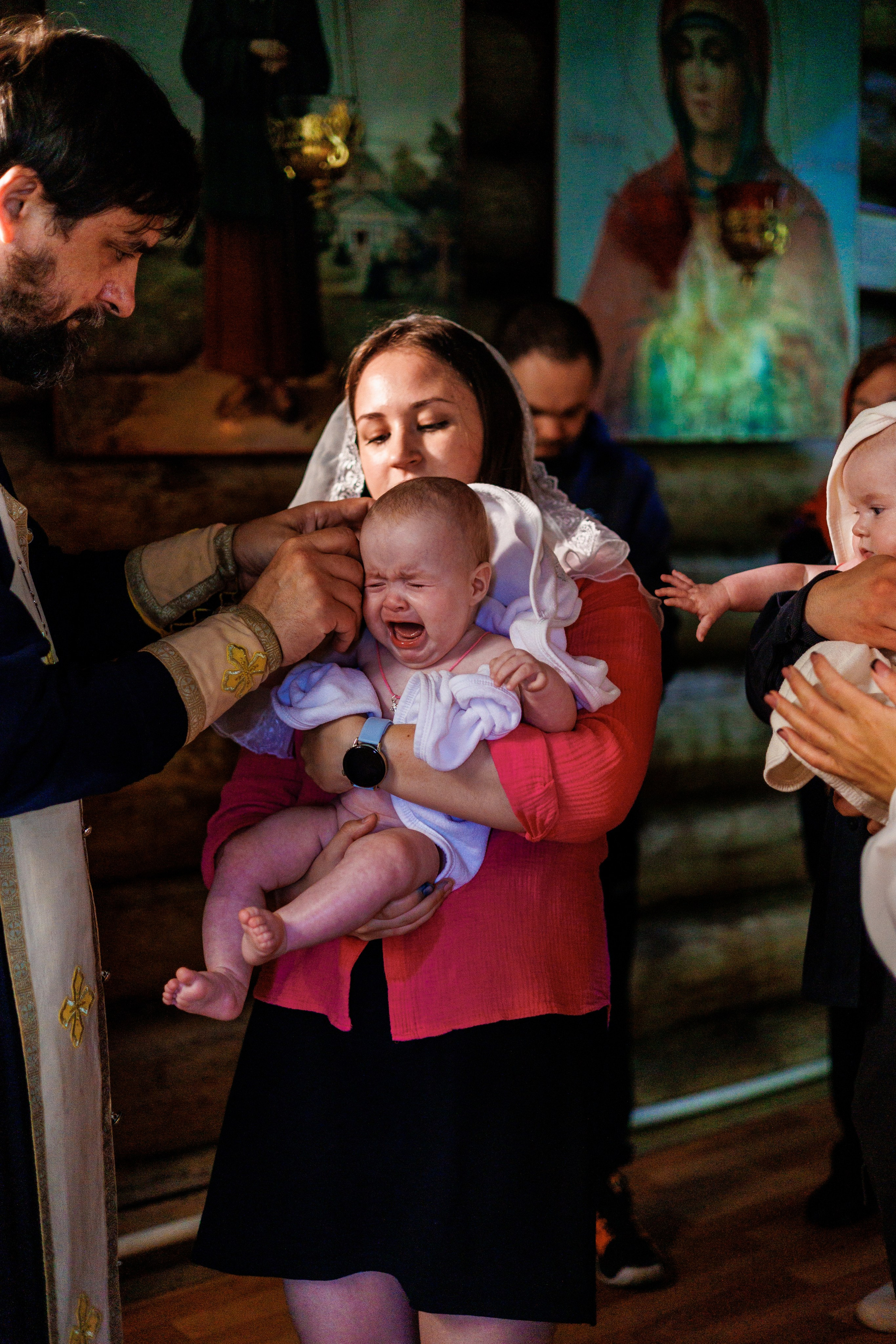 Крещение близняшек. Свадебный и семейный фотограф в Армавире