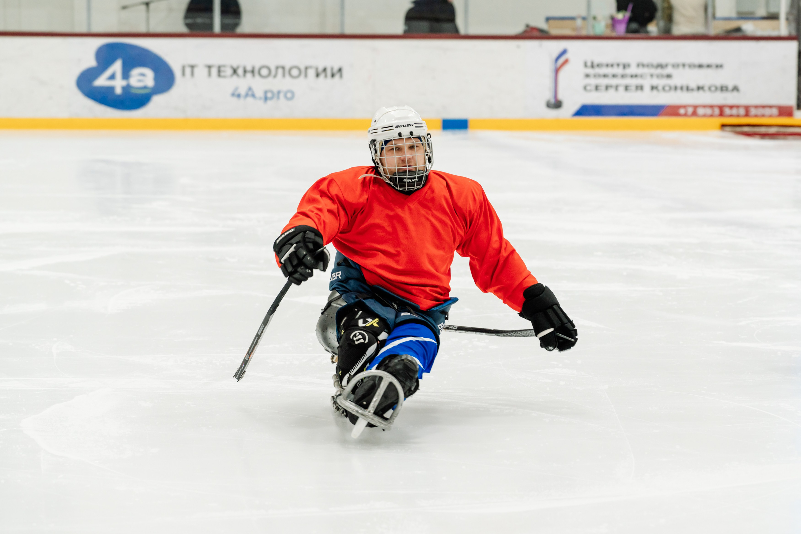 Игра в следж хоккей приуроченная 23.02.26 в арене Сталкер