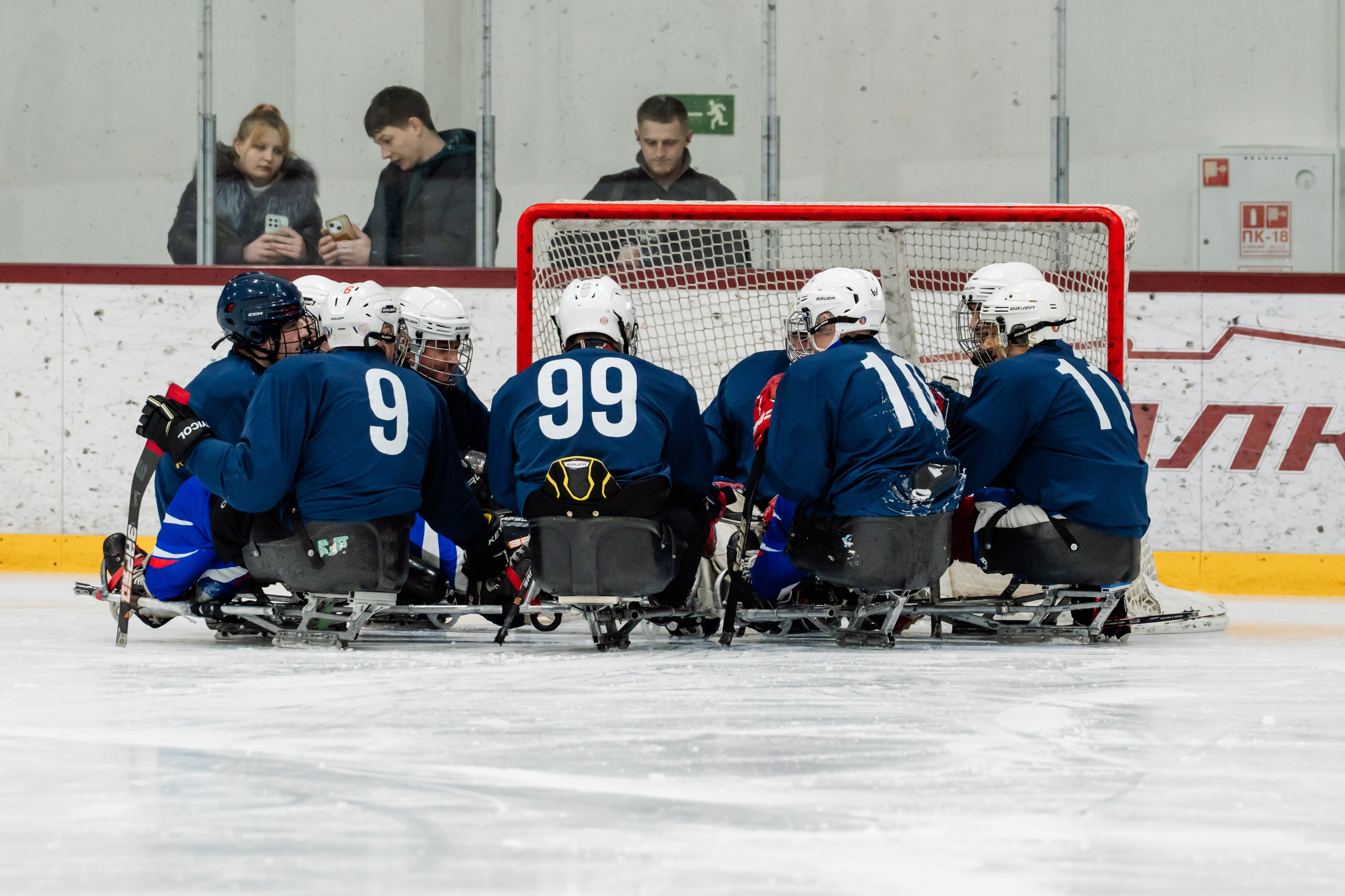 Игра в следж хоккей приуроченная 23.02.26 в арене Сталкер