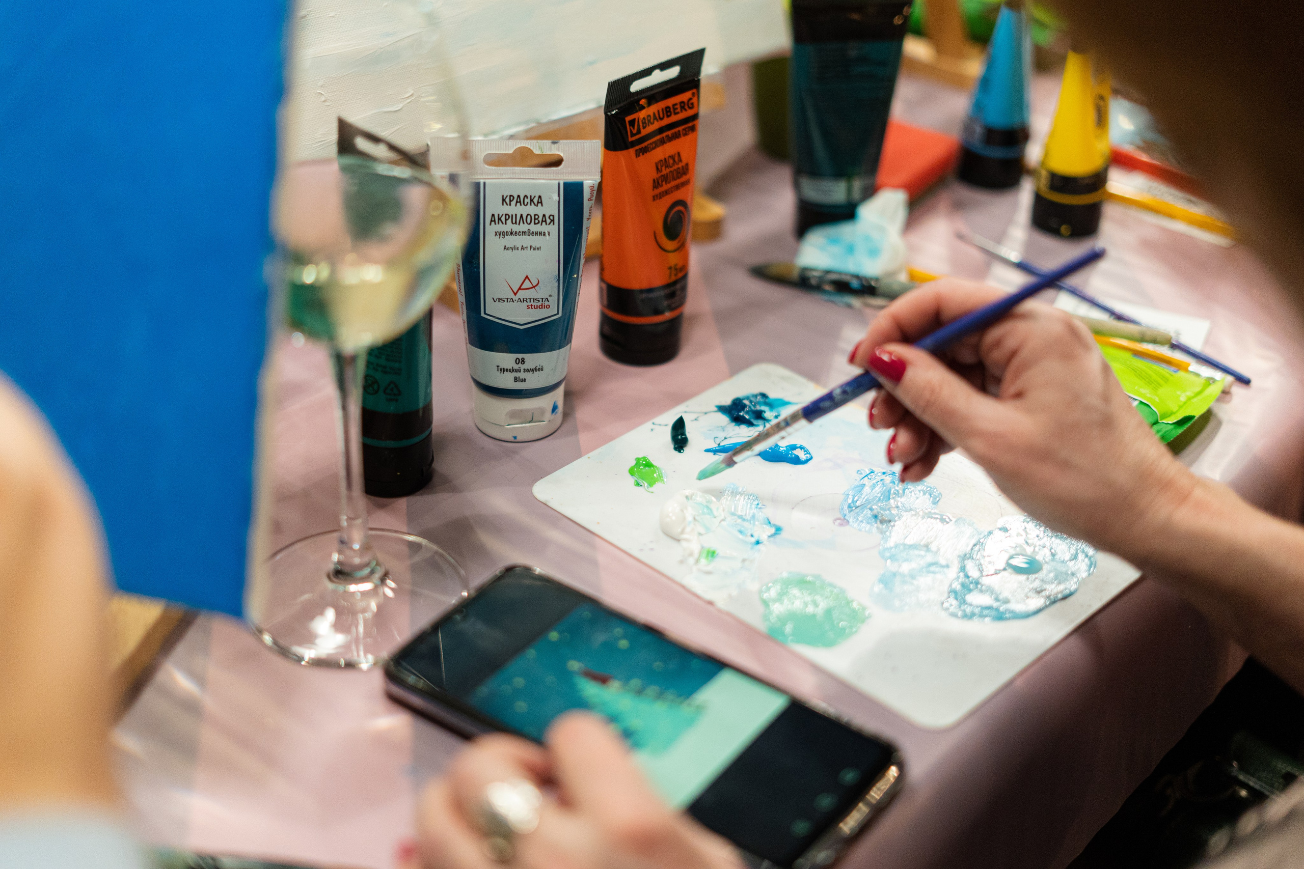 Корпоратив Teach Me Art 2. Портретный фотограф в Москве и Санкт-Петербурге Арина Чех