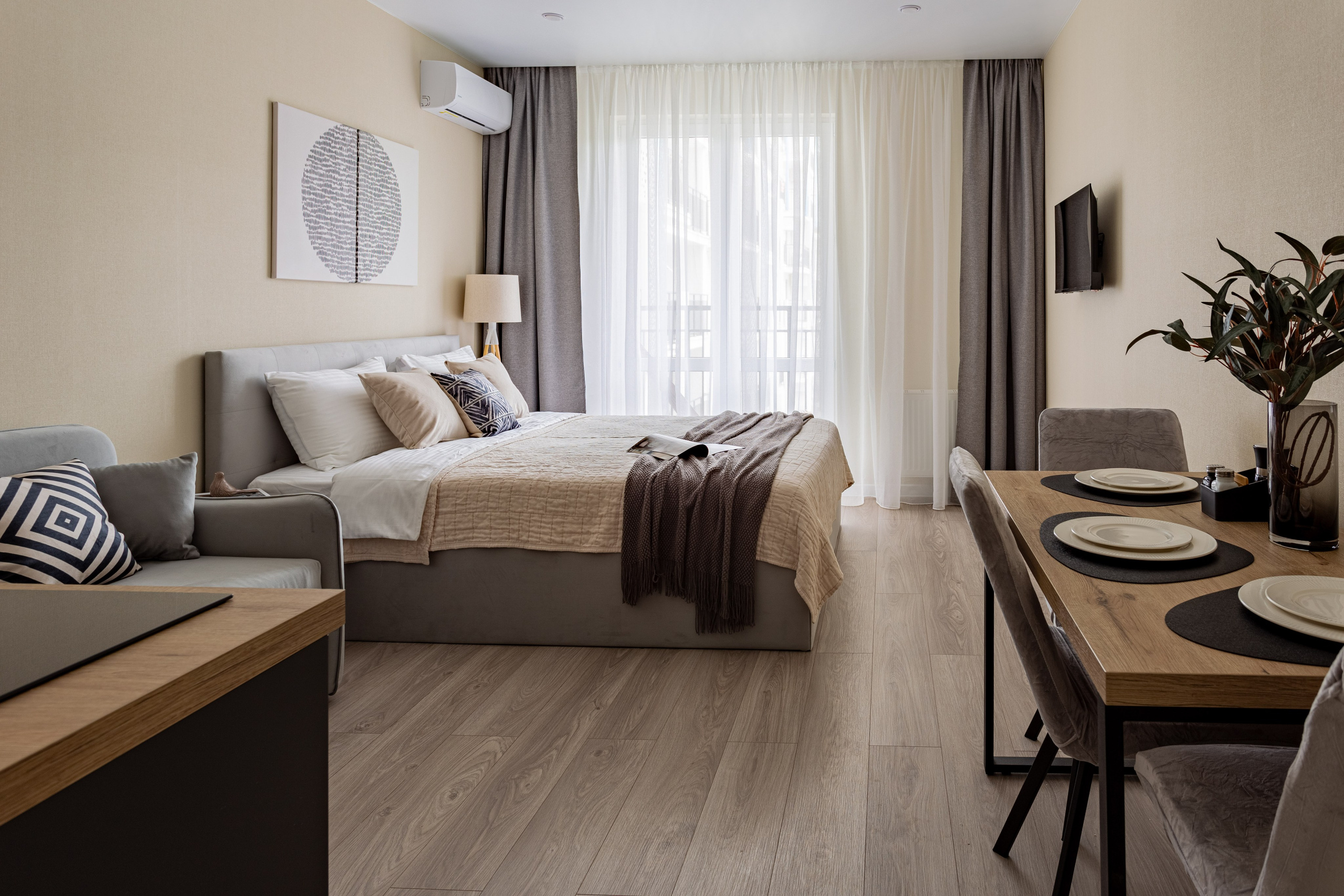 Студия ЖК Летний. Интерьерный фотограф. Хоумстейджер. Сочи/Адлер/Красная поляна