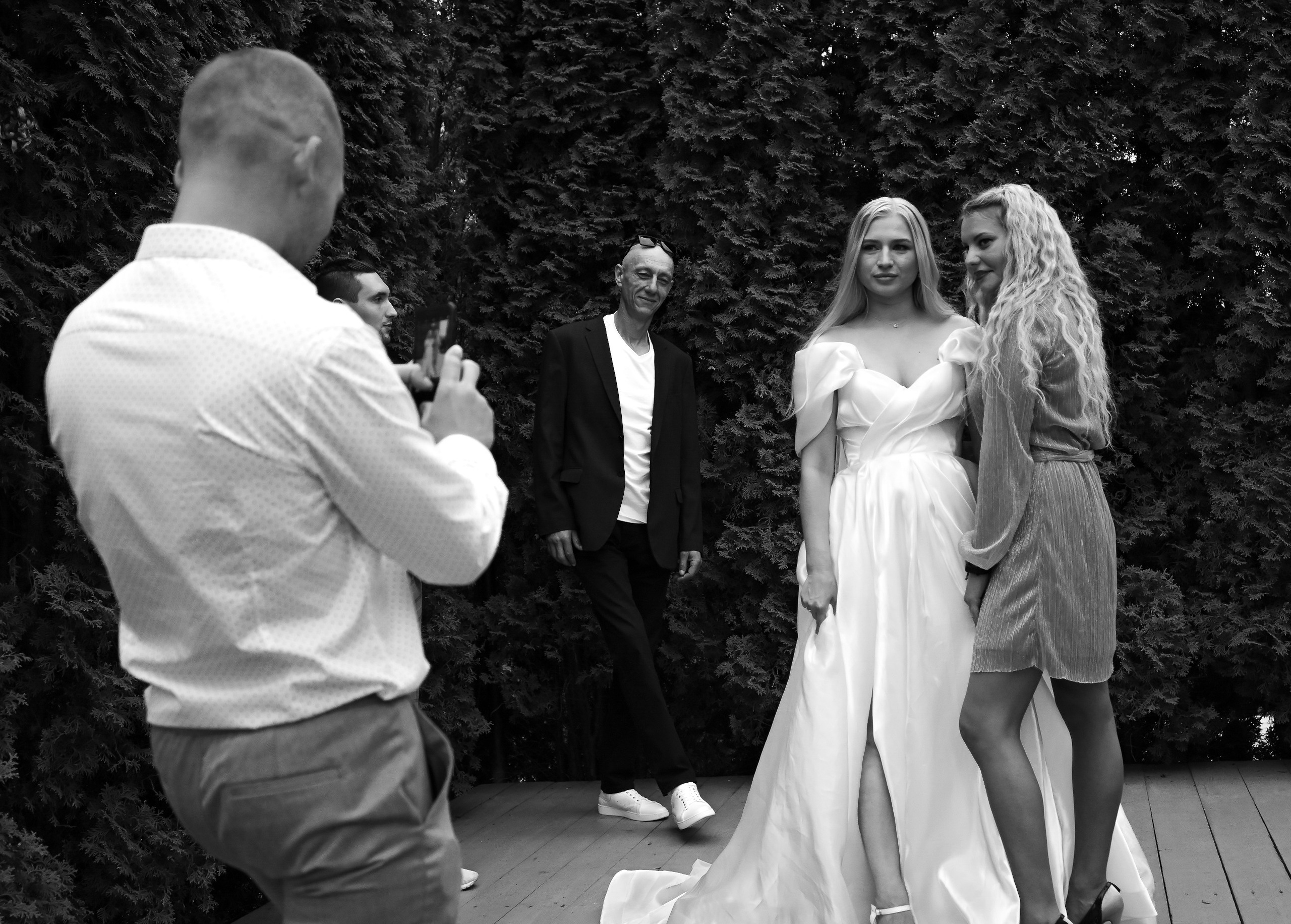 Black and white film. <3