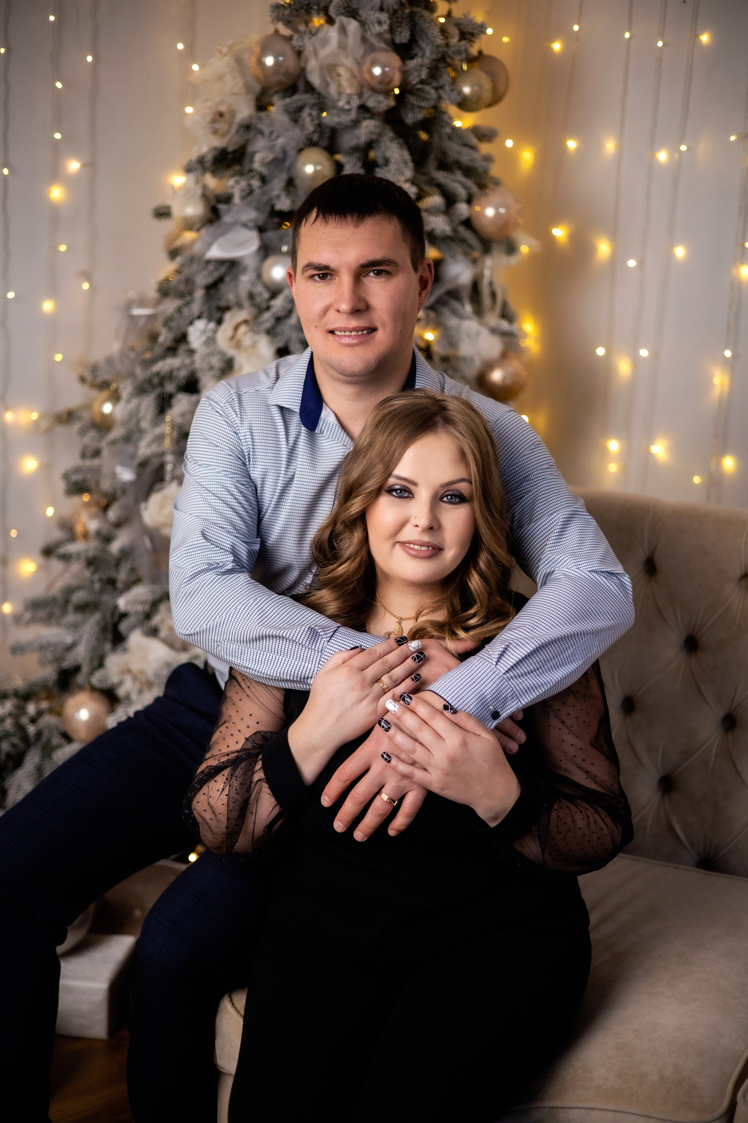 Новогодняя съемка — Игорь, Катя и дети. Фотограф Надежда Лукьянова