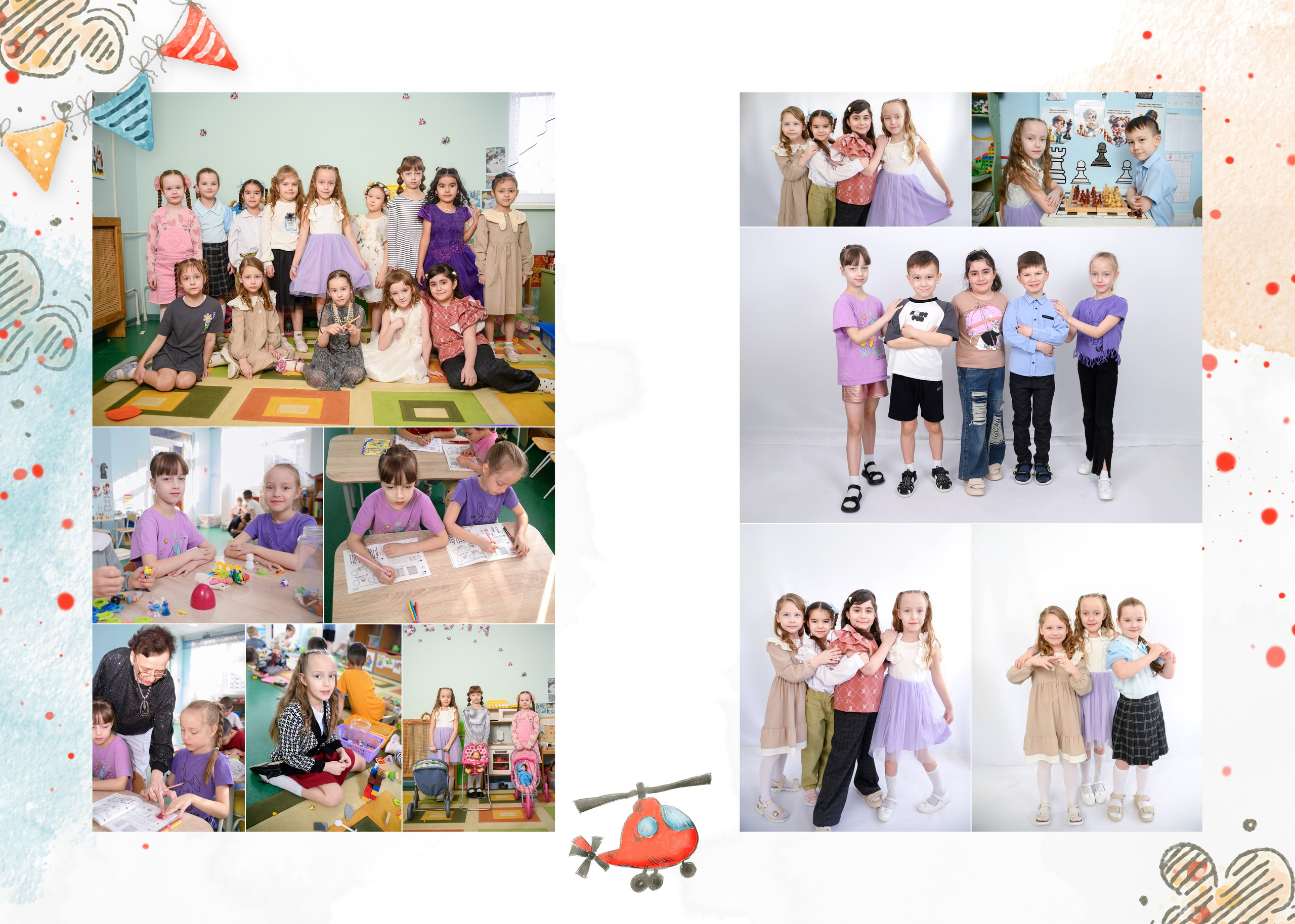 Выпускной альбом гр «Василёк» сад№ 3. Фотограф новорожденных, семейный детский в Тюмени Татьяна Морозова