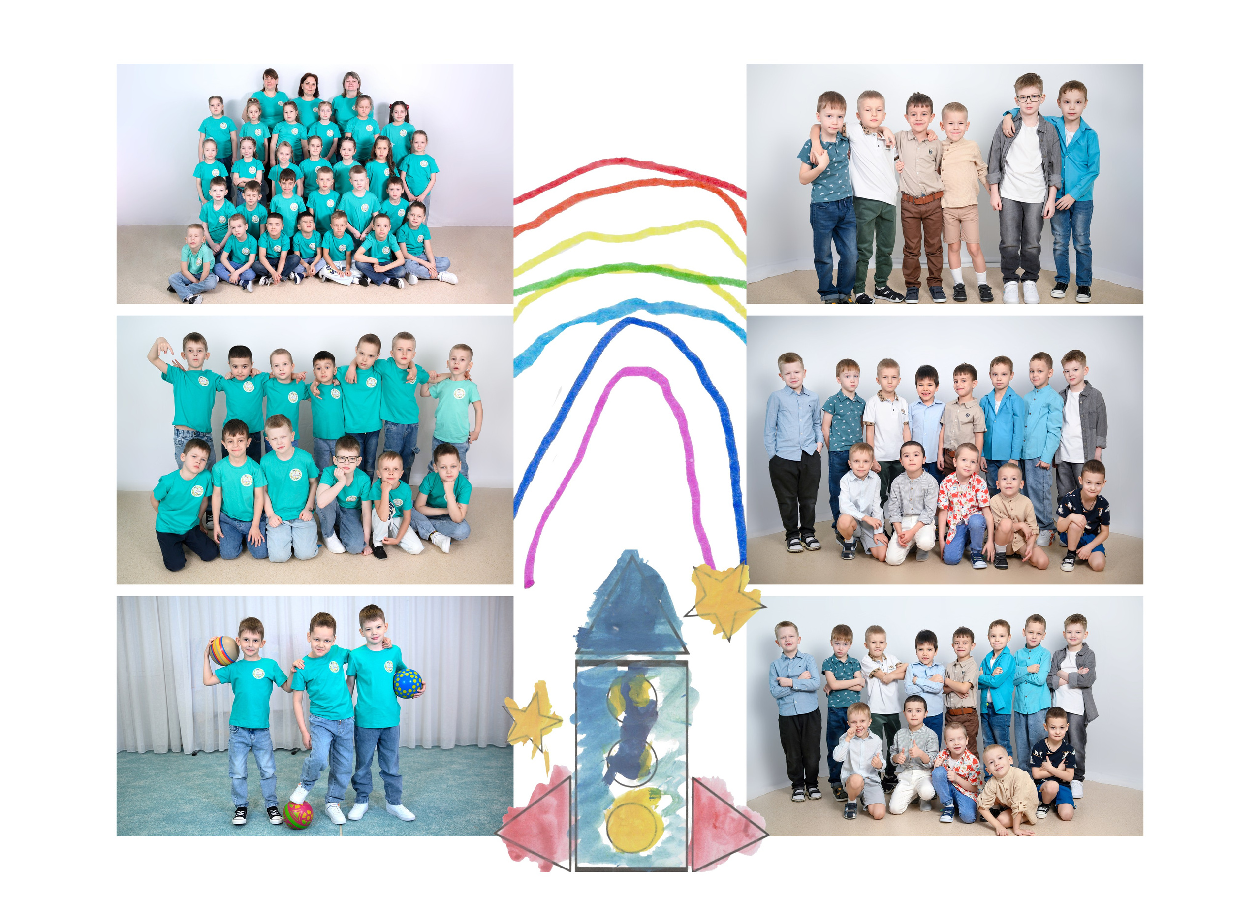 Выпускной альбом «Звёздочки» сад № 3 индивидуальный дизайн. Фотограф новорожденных, семейный детский в Тюмени Татьяна Морозова
