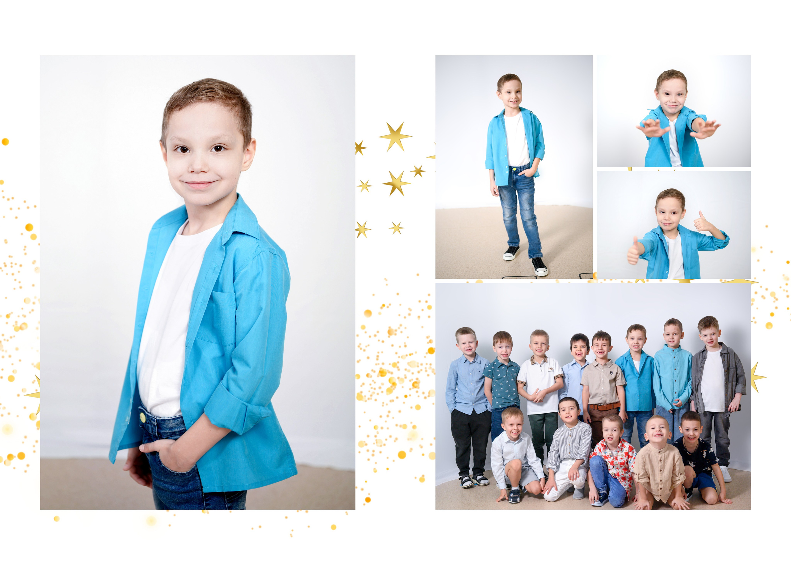 Выпускной альбом «Звёздочки» сад № 3 индивидуальный дизайн. Фотограф новорожденных, семейный детский в Тюмени Татьяна Морозова