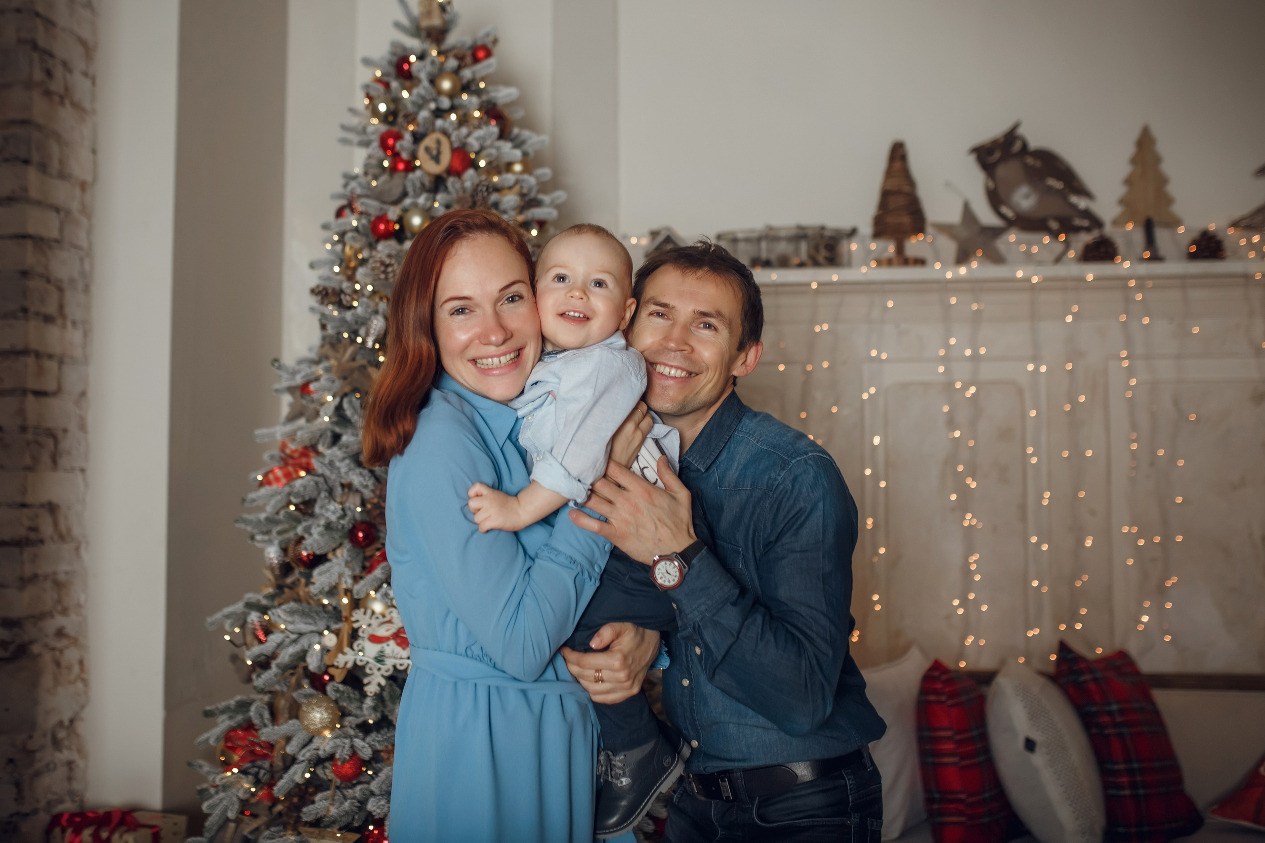 Богдан и семья. Фотограф на Крещение, семейный фотограф в Москве