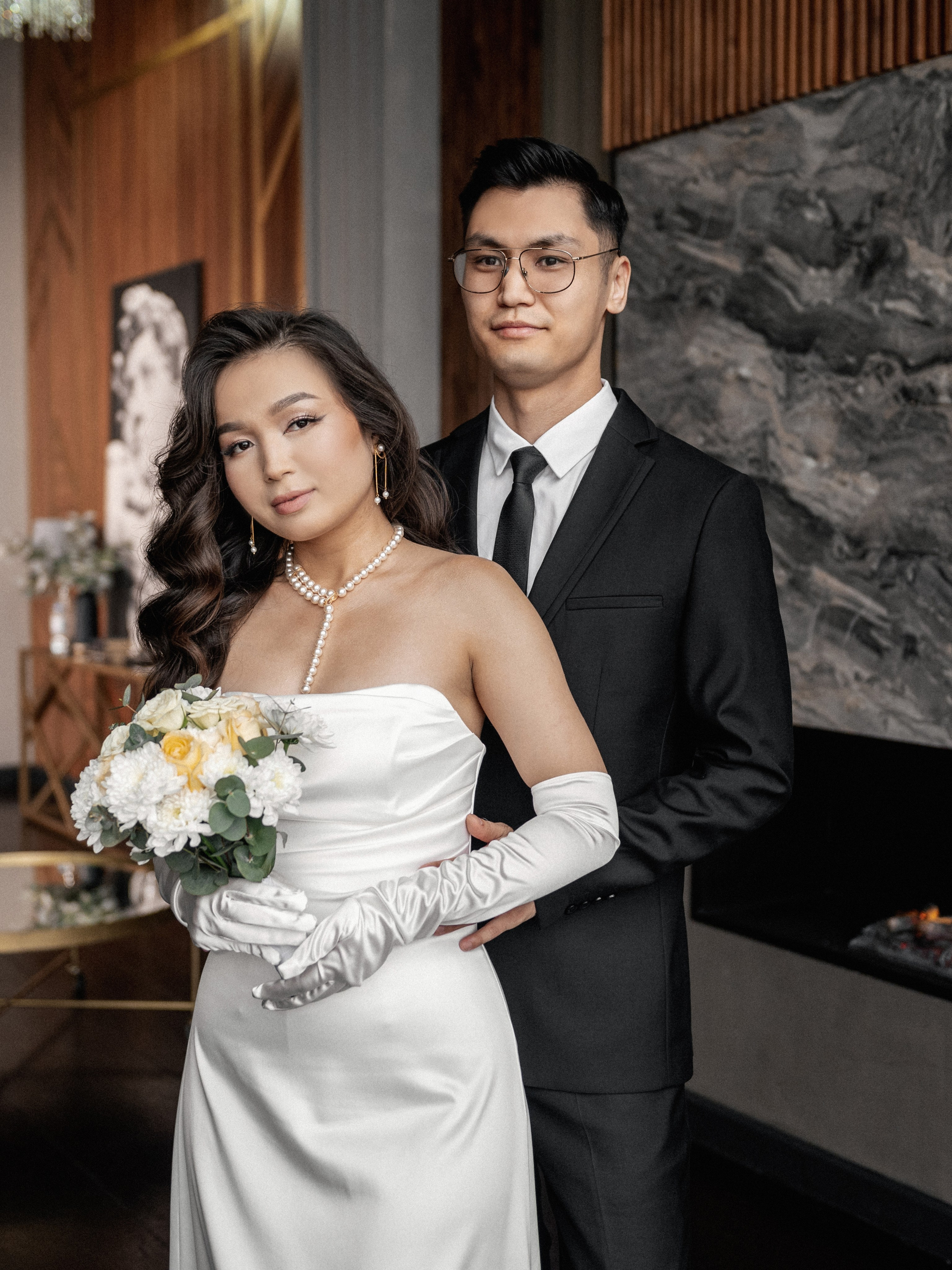 >Свадебная фотосессия в студии зал Гэтсби, Новосибирск | Яна Иванова. Семейный и свадебный фотограф в Новосибирске Иванова Яна