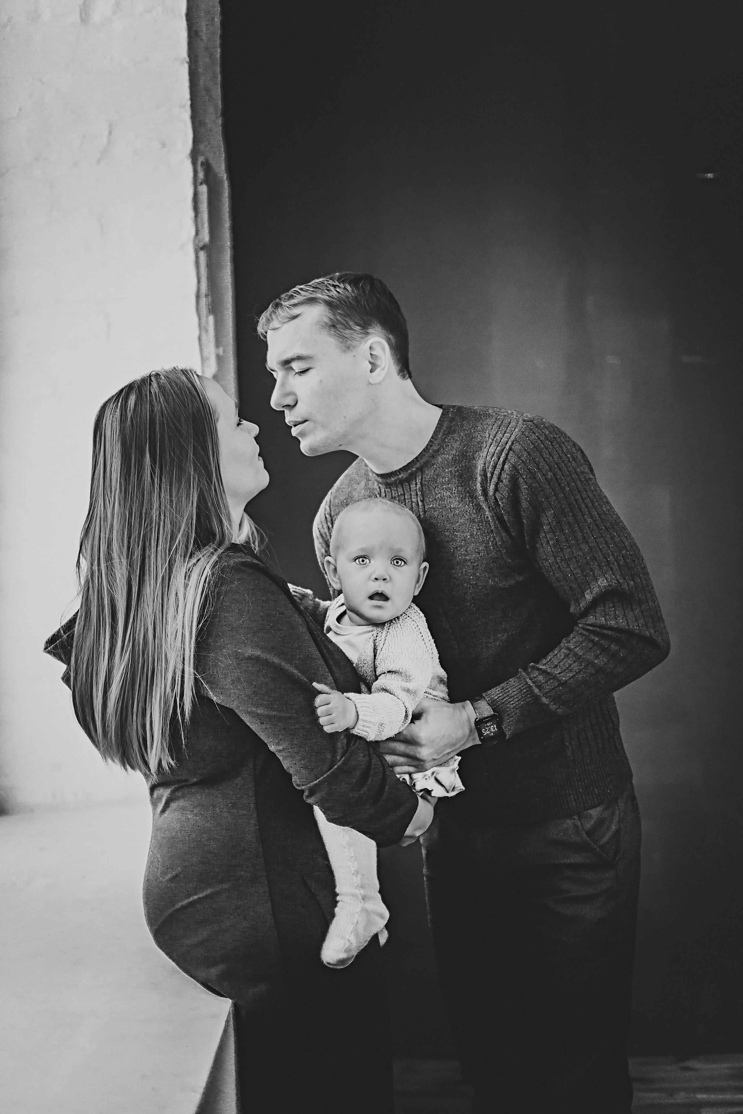 Студийная фотосессия с годовалой дочкой. Детский, свадебный и семейный фотограф Юлия Курбатова, Санкт-Петербург