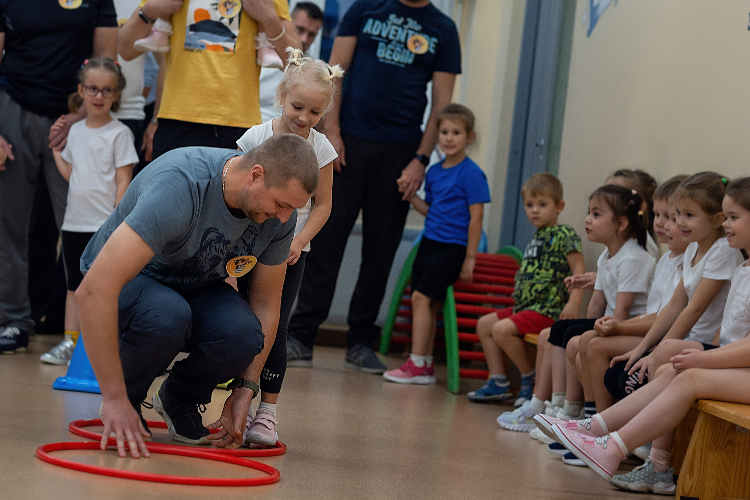 День пап в детском саду_2024. Семейный фотограф в Санкт-Петербурге