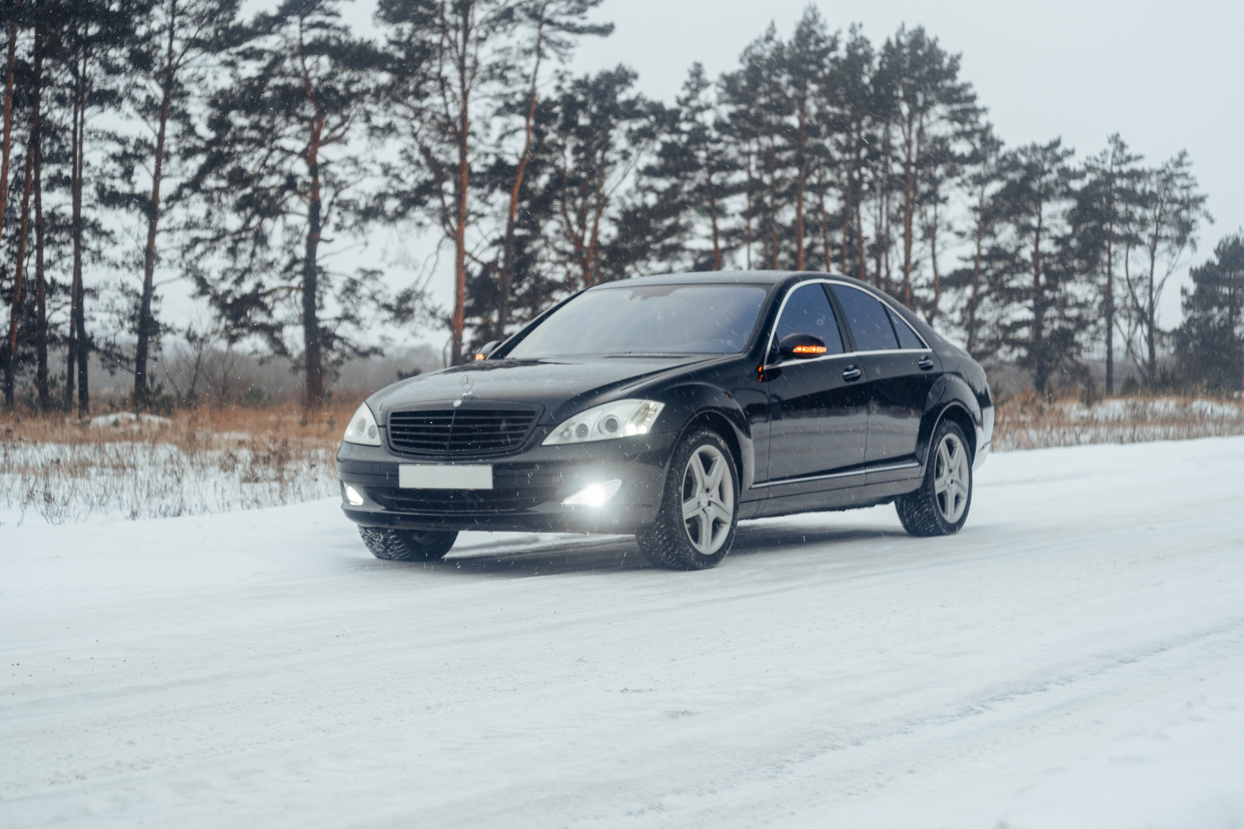 Автомобильная фото-сессия Mercedes-Benz S-class W221 в Калуге