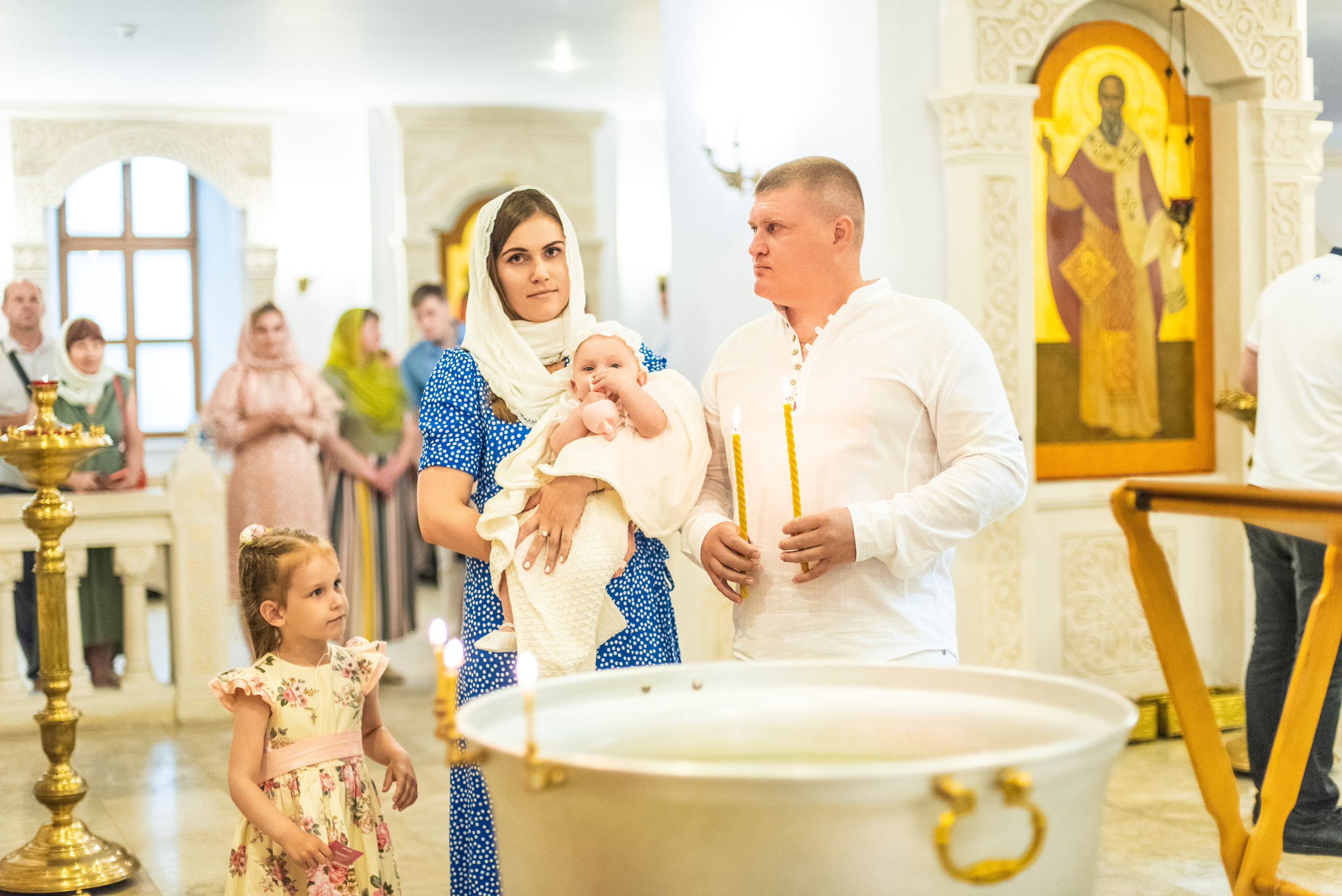 Крещении Ксении. Фотограф Юлия Попова