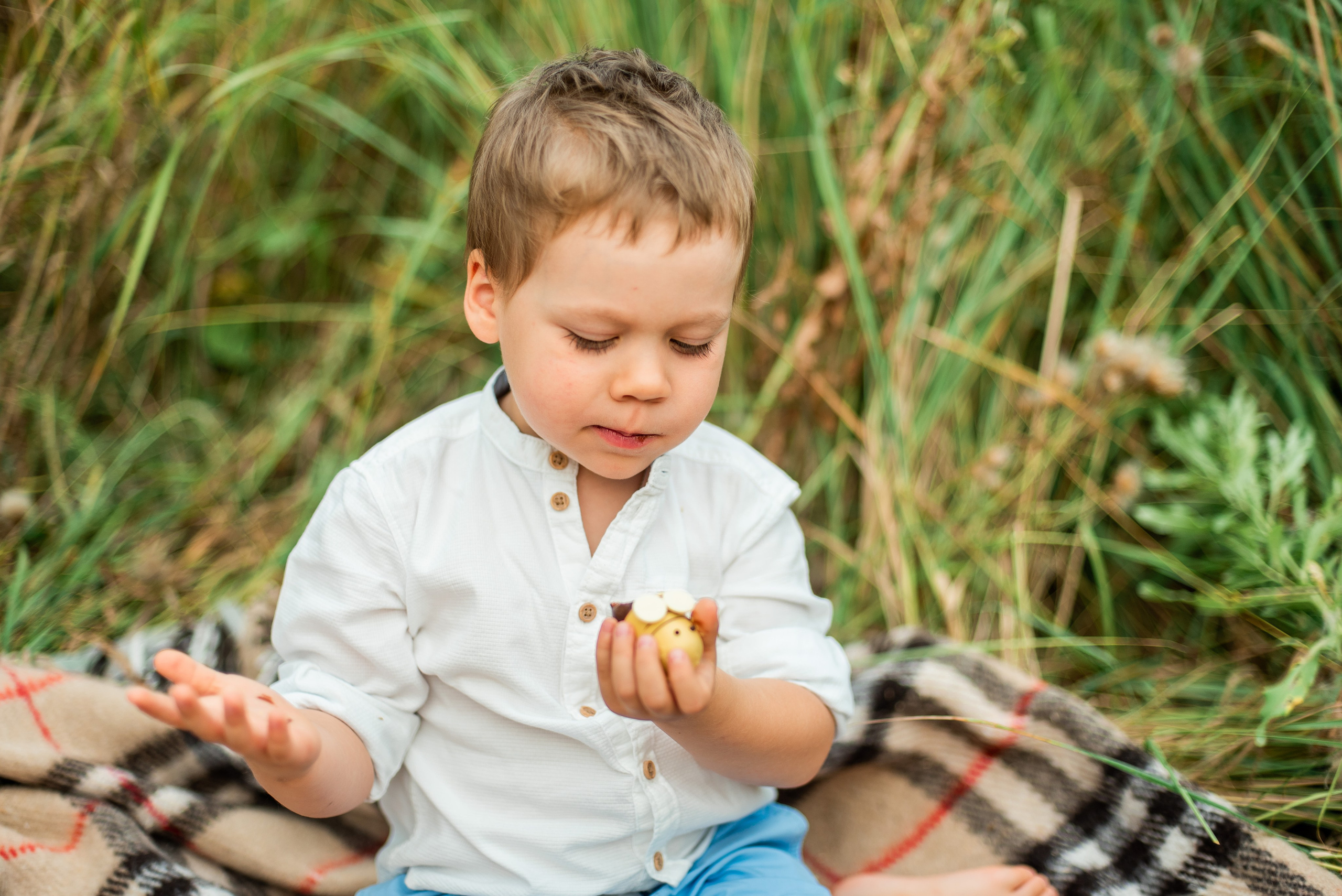В поле. Фотограф Юлия Попова