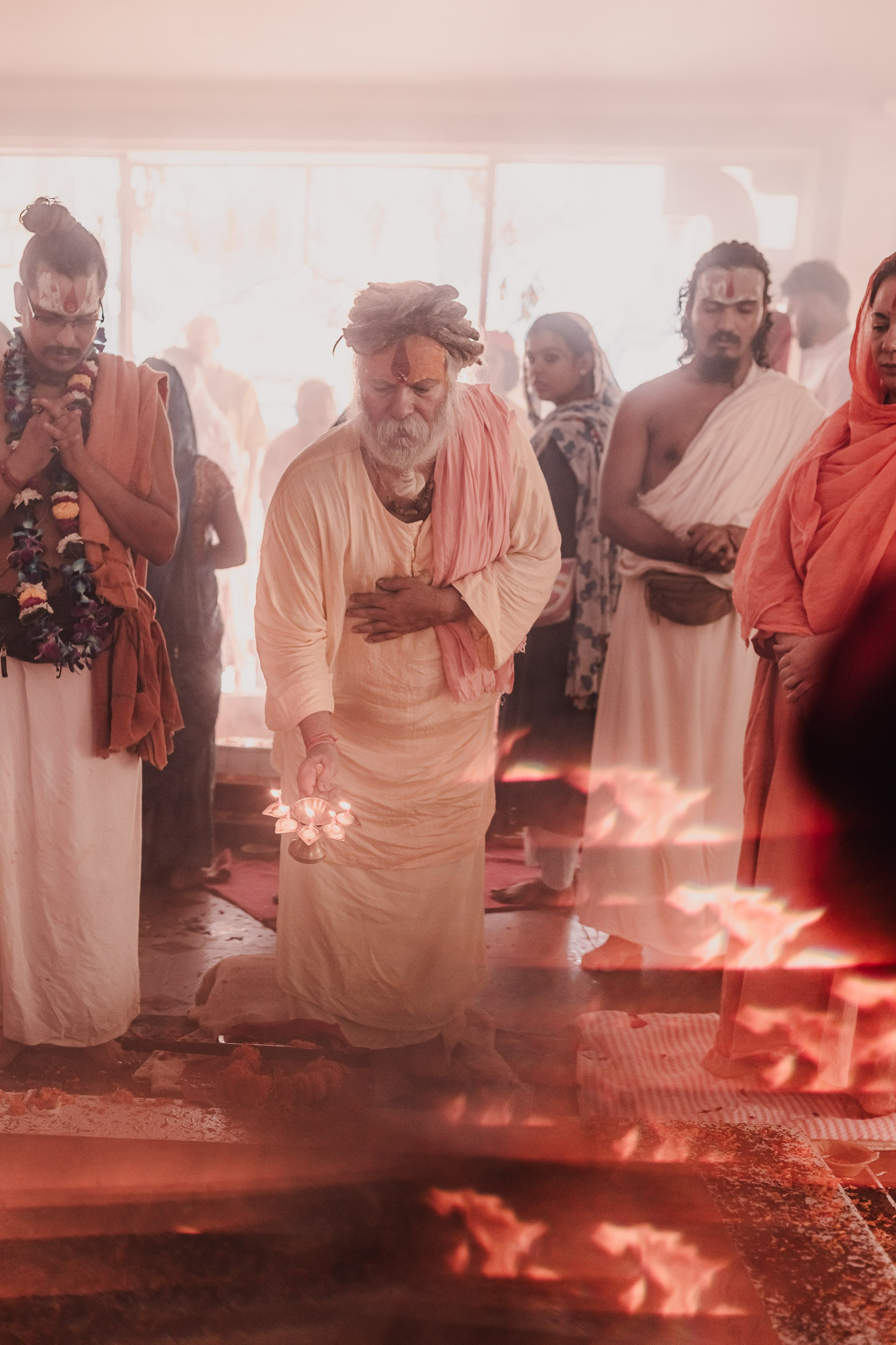 Navaratri yajna at Devraha Baba Ji ashram. Мариам Багдасарян