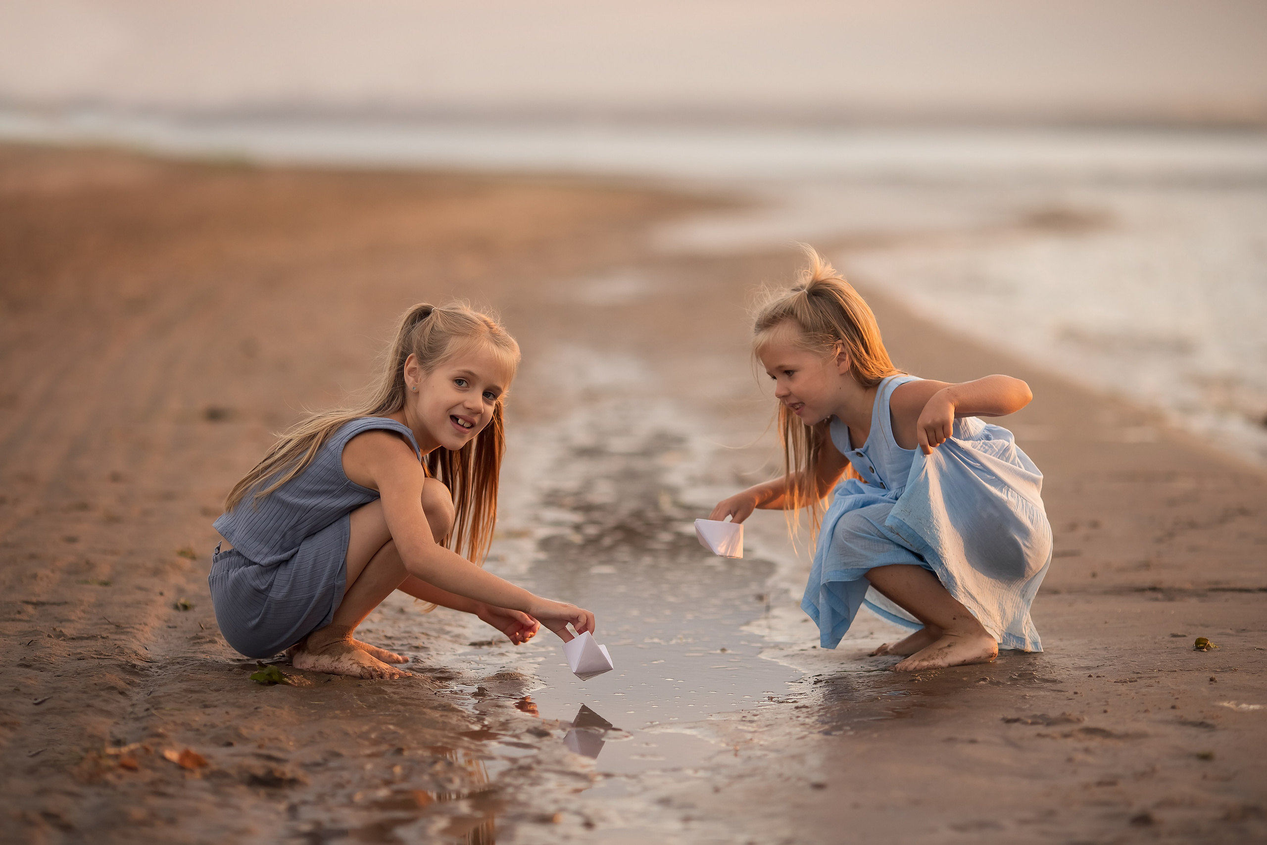 Босиком в закат. Семейный и детский фотограф в Саратове Полина Коткина