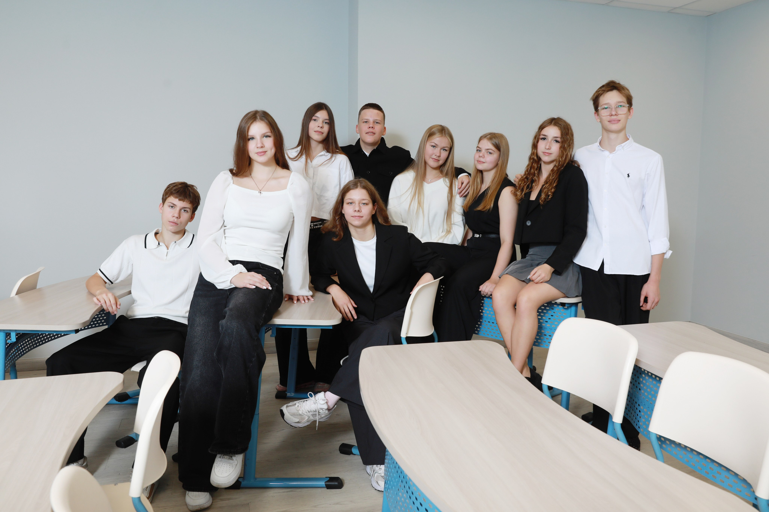 9С класс, школа № 527. Съемка в школе. Фотограф Тимофеева Юлия