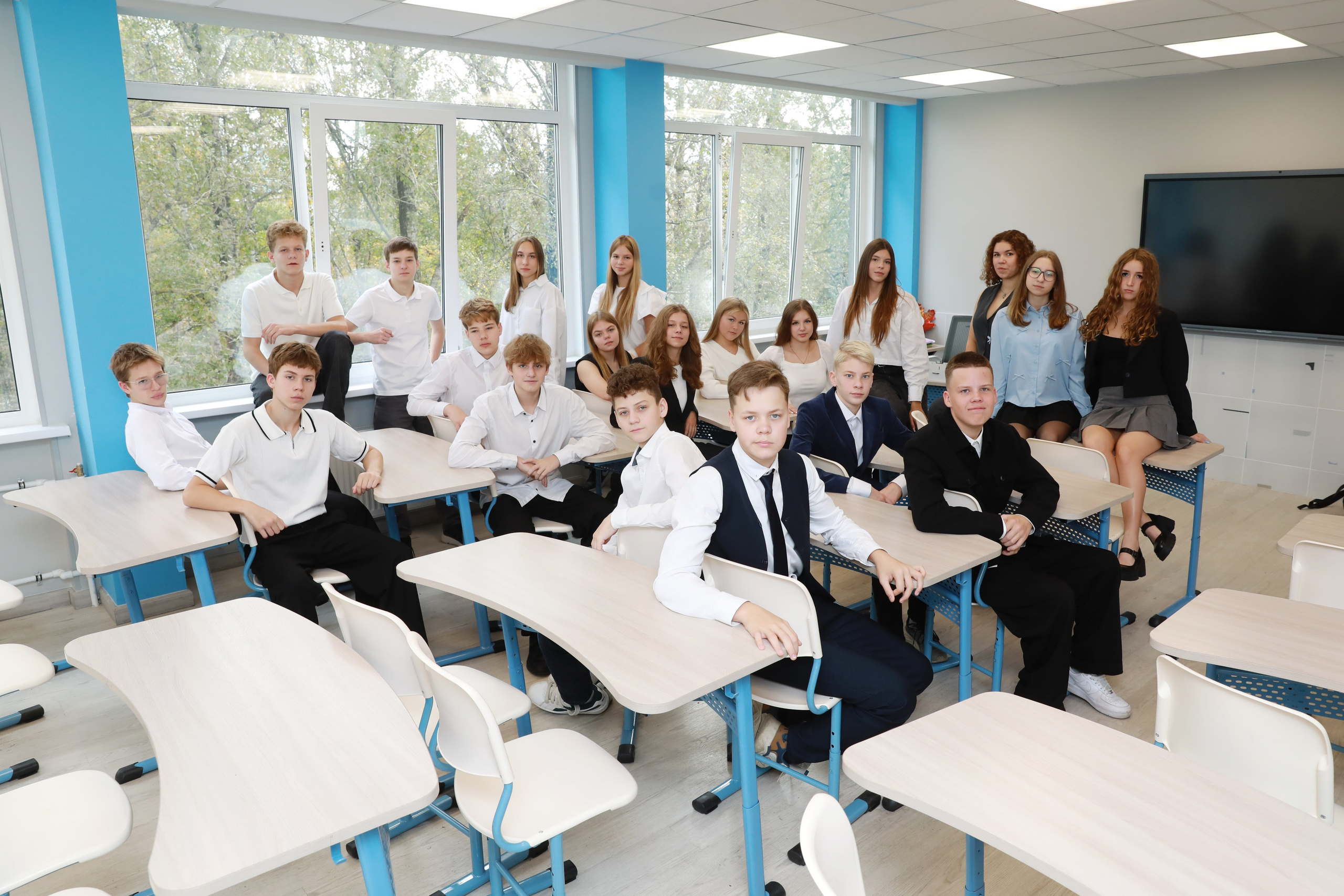 9С класс, школа № 527. Съемка в школе. Фотограф Тимофеева Юлия