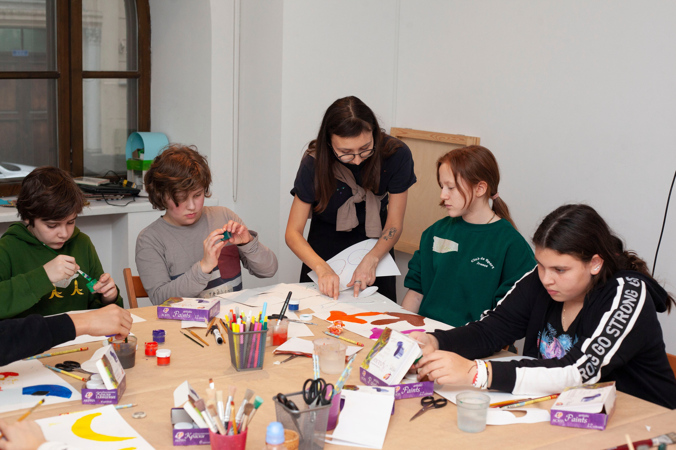 Детский мастер-класс в ММОМА. Stanislav Baryshev — People. Emotions. Atmosphere