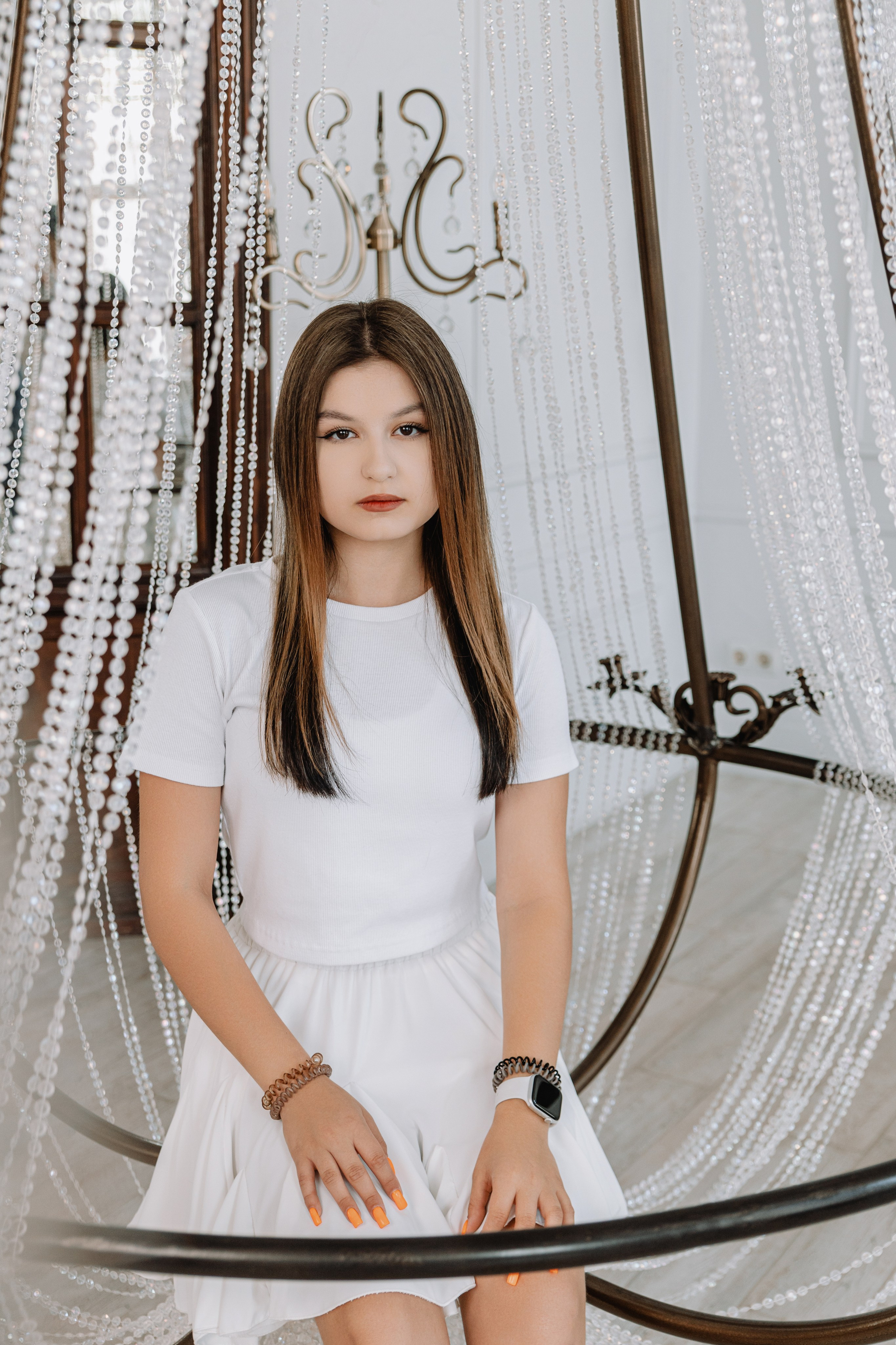 Евгения, Михаил и Дарина и собачка Чарли. Фотограф Воронеж Варвара