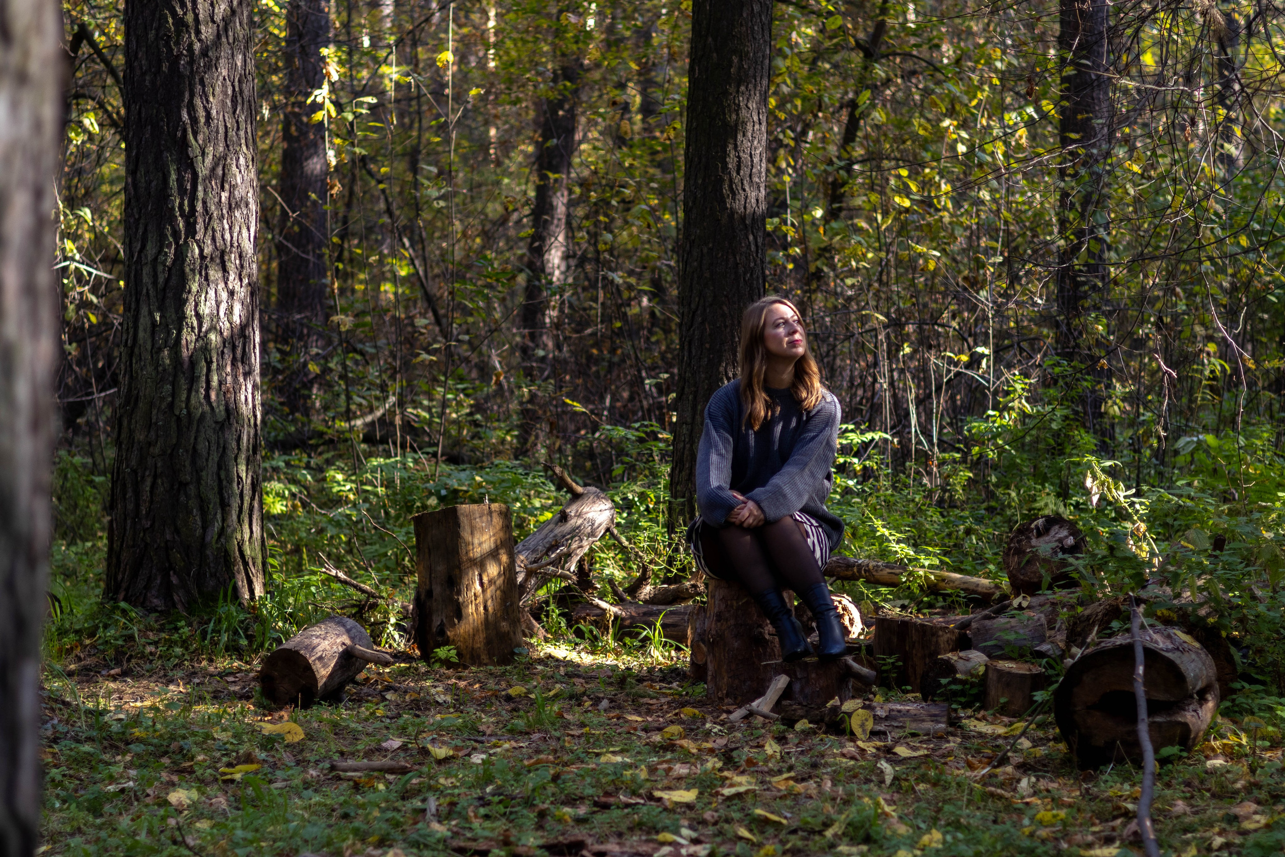 Портретная фотосессия в парке. Mintonov's Film Studio