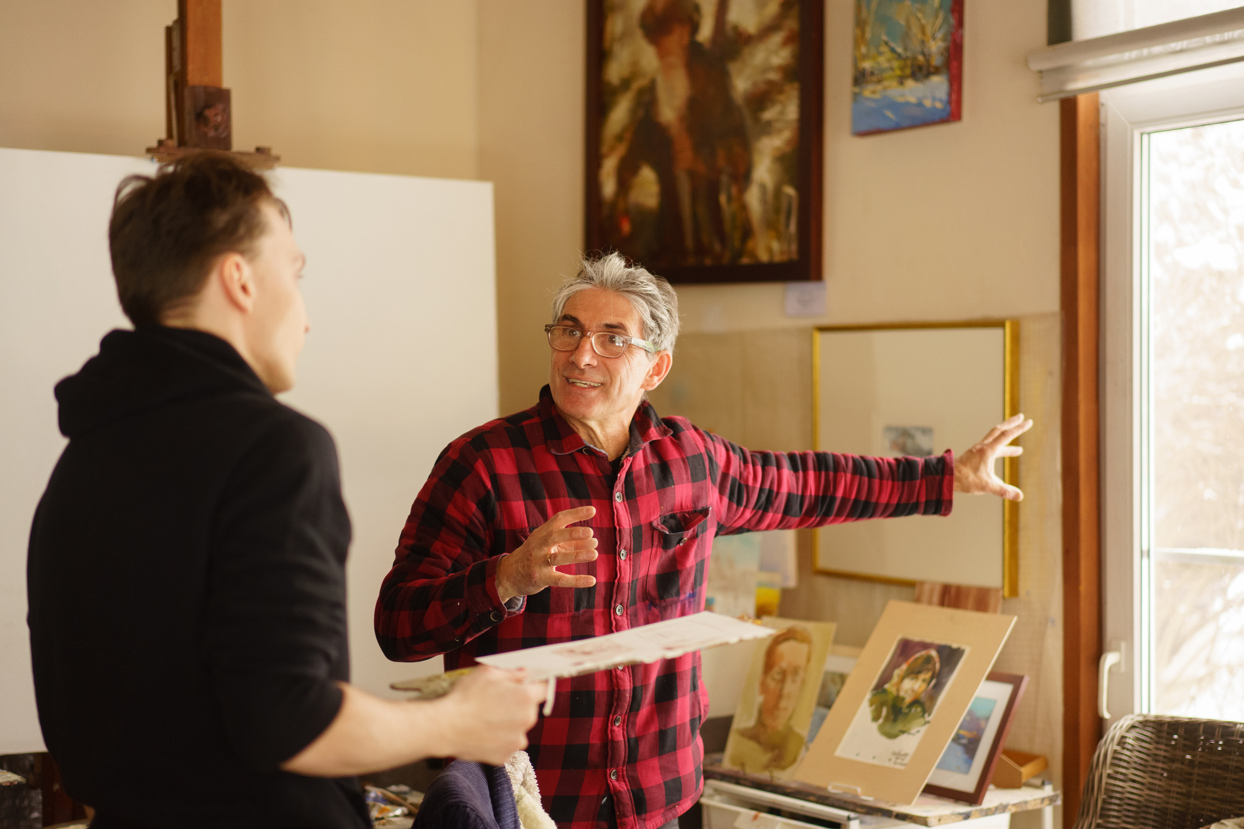 Фоторепортаж мастер-класса художника. Лиза Фирстова — самый добрый фотограф