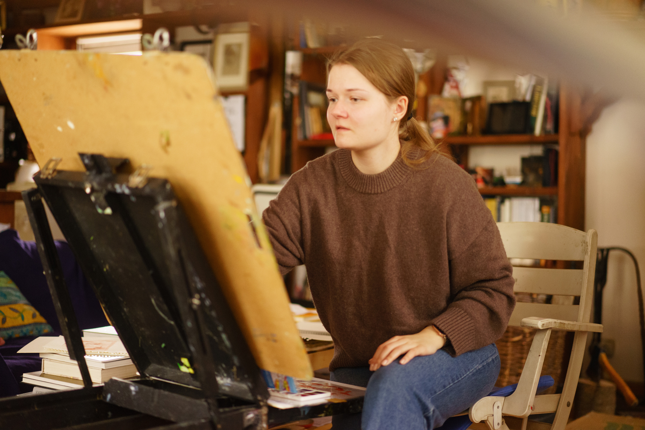 Фоторепортаж мастер-класса художника. Лиза Фирстова — самый добрый фотограф