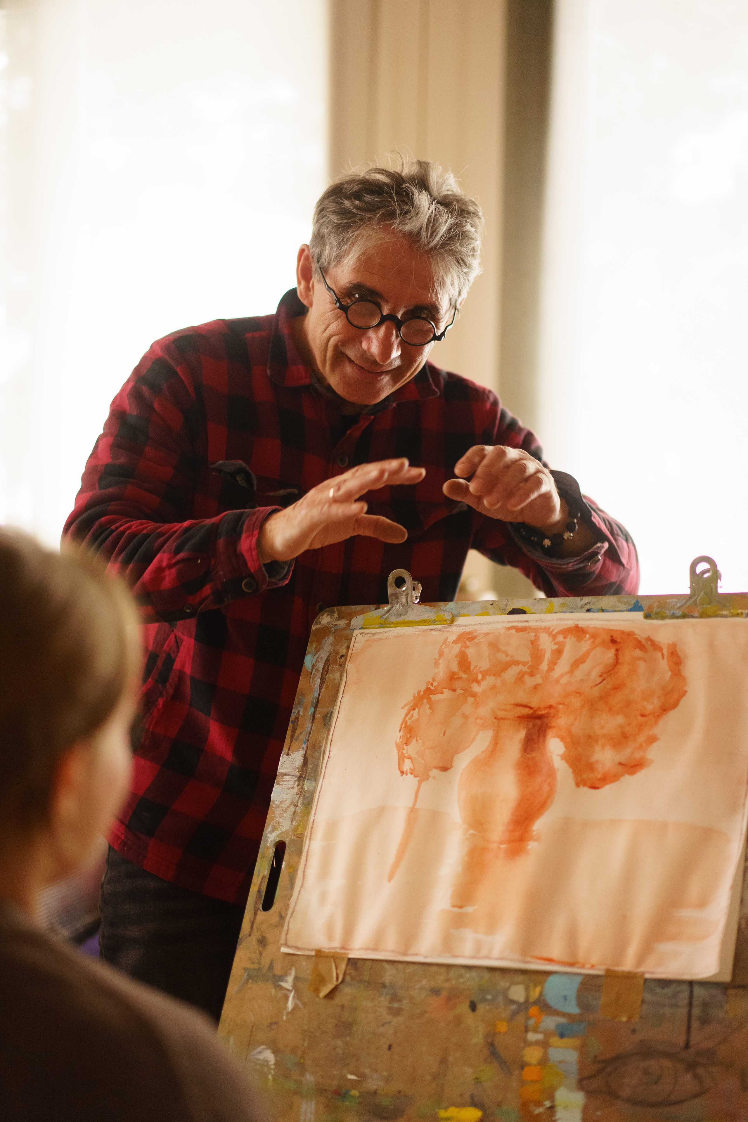 Фоторепортаж мастер-класса художника. Лиза Фирстова — самый добрый фотограф