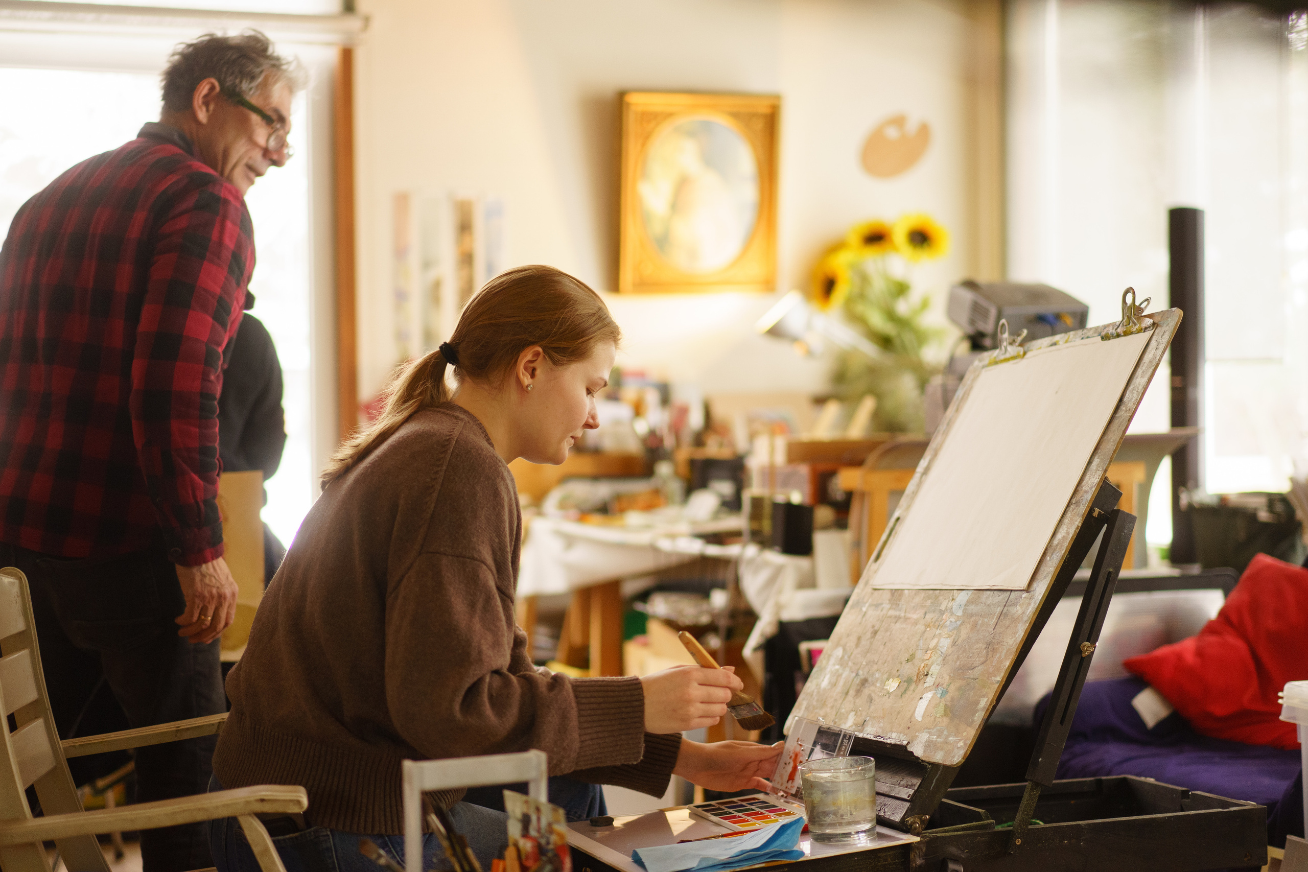 Фоторепортаж мастер-класса художника. Лиза Фирстова — самый добрый фотограф