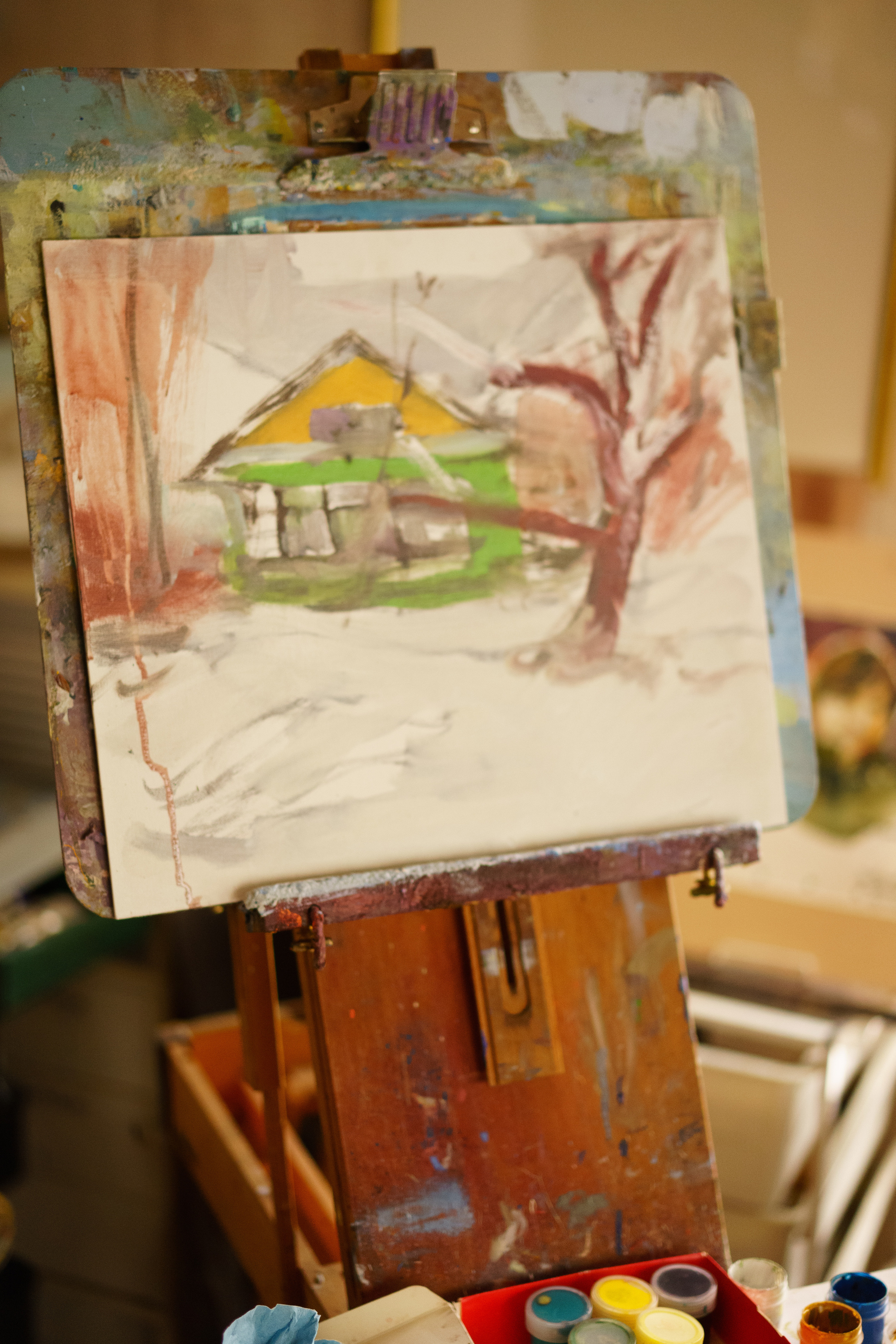 Фоторепортаж мастер-класса художника. Лиза Фирстова — самый добрый фотограф