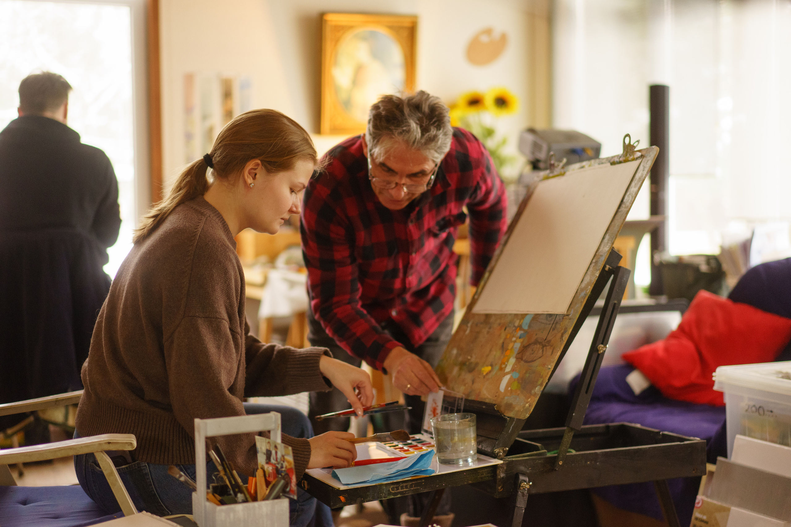 Фоторепортаж мастер-класса художника. Лиза Фирстова — самый добрый фотограф