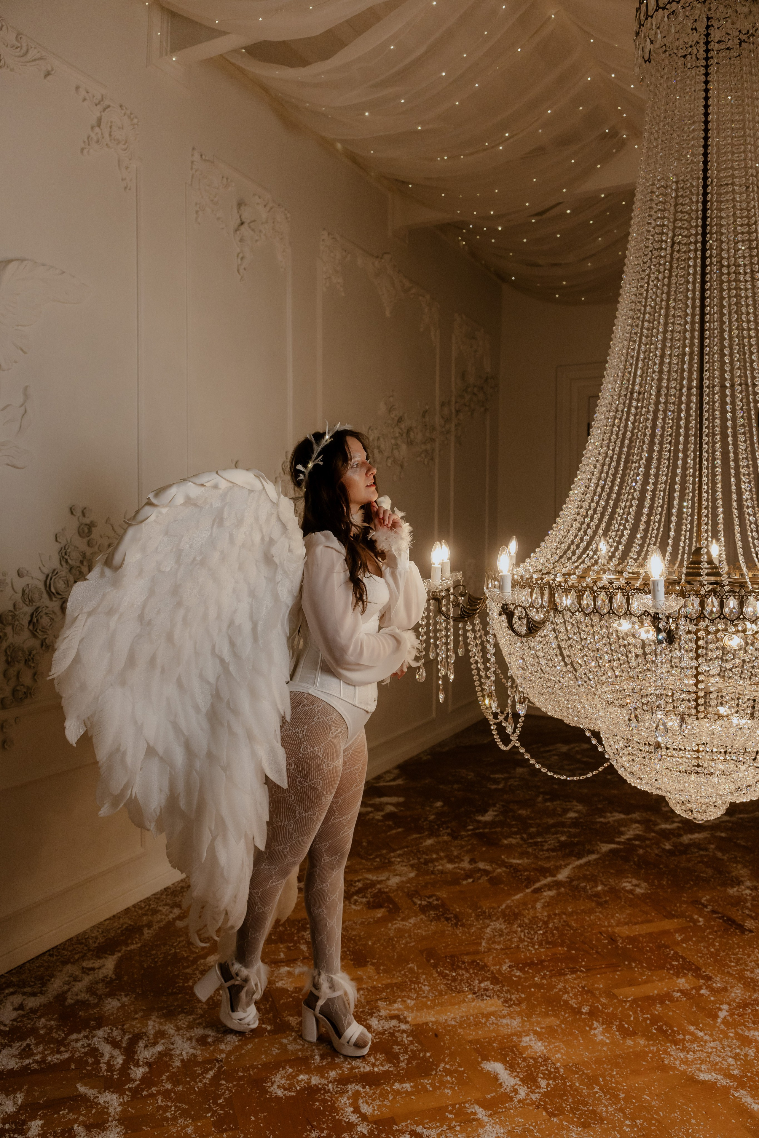 Фотосессия с крыльями ангела. Фотограф в Новосибирске Екатерина Васильева