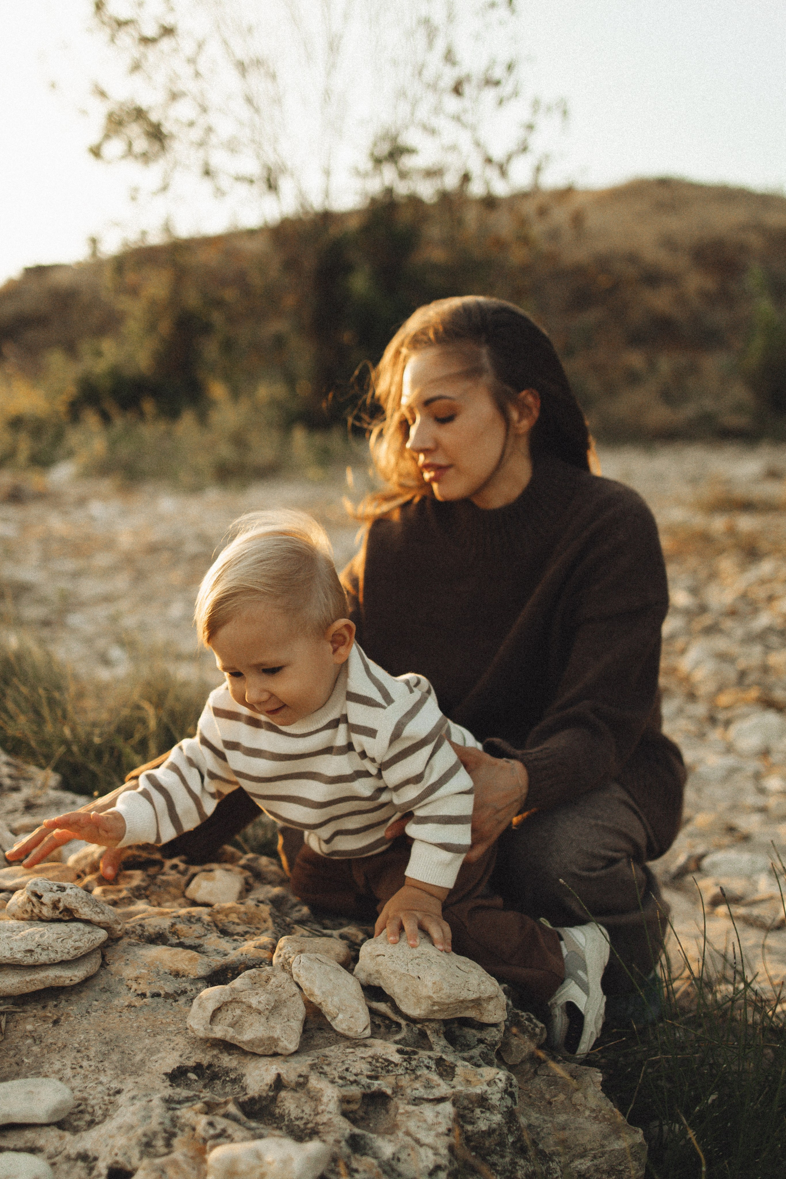 Семейная история, закат в Мержаново. Семейный и детский фотограф, таганрог, ростов-на-дону