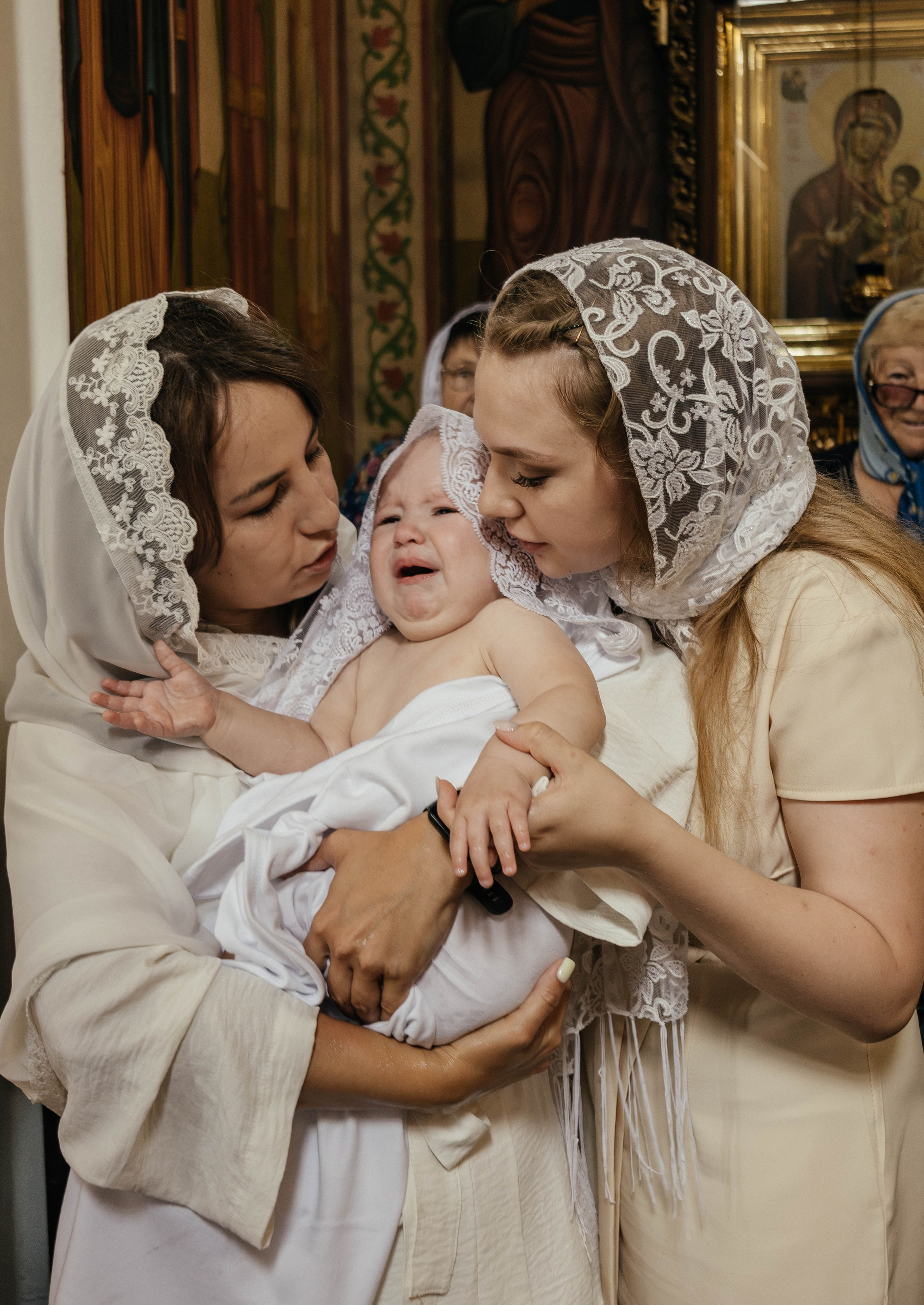 Крещение. Фотограф Ксения Соколова — портретная, свадебная и семейная съемки в Барнауле