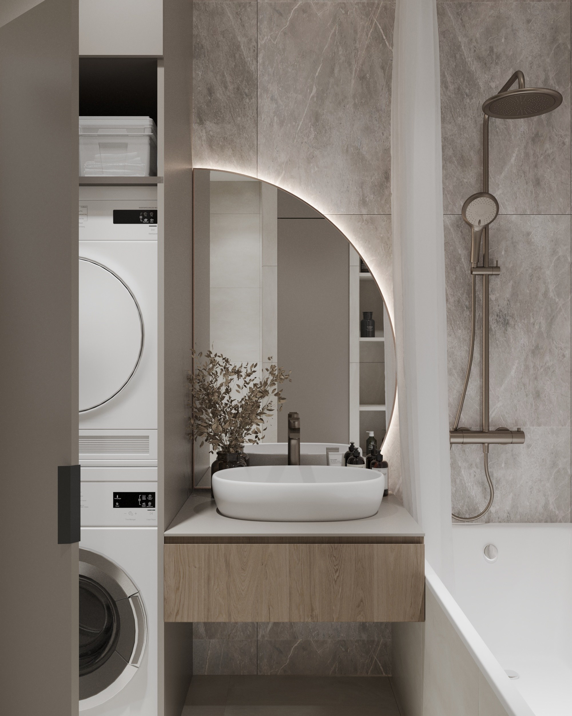 Дизайн-проект ЖК Спортивная Деревня. Дизайн интерьеров, 3D визуализации