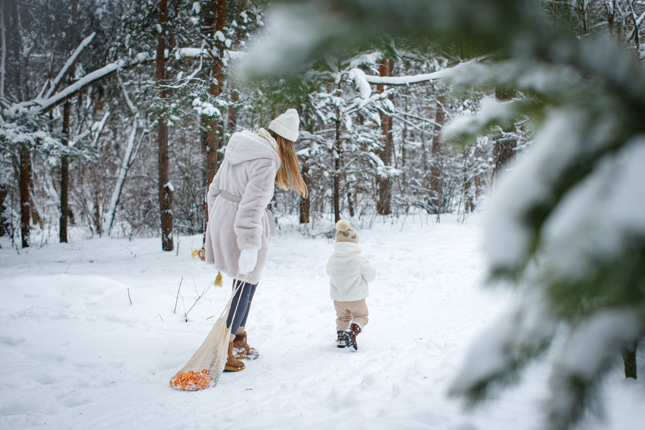 Зимние объятия. Детский и семейный фотограф Мария Киселёва. Москва
